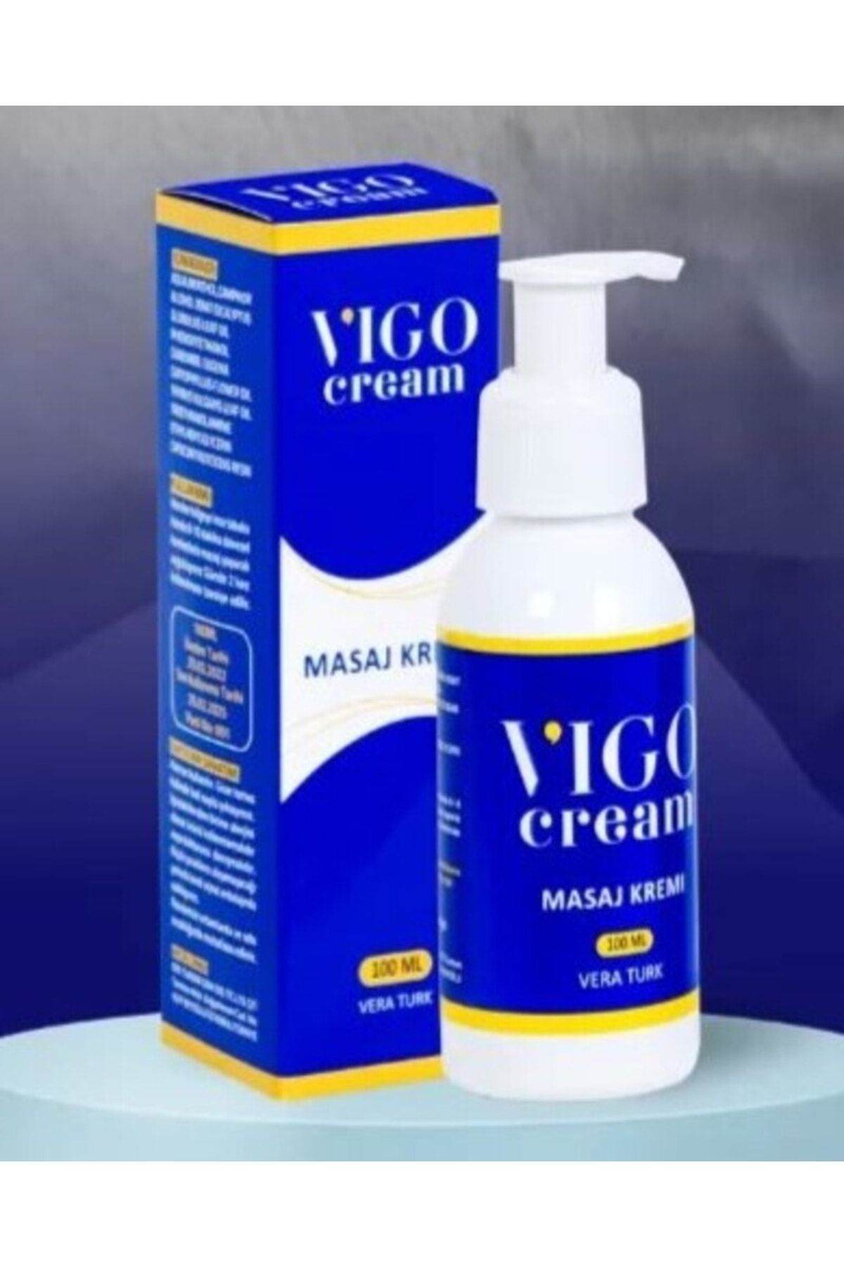 Vigo Masaj Kremi 100 ml Massage Cream 100 ml