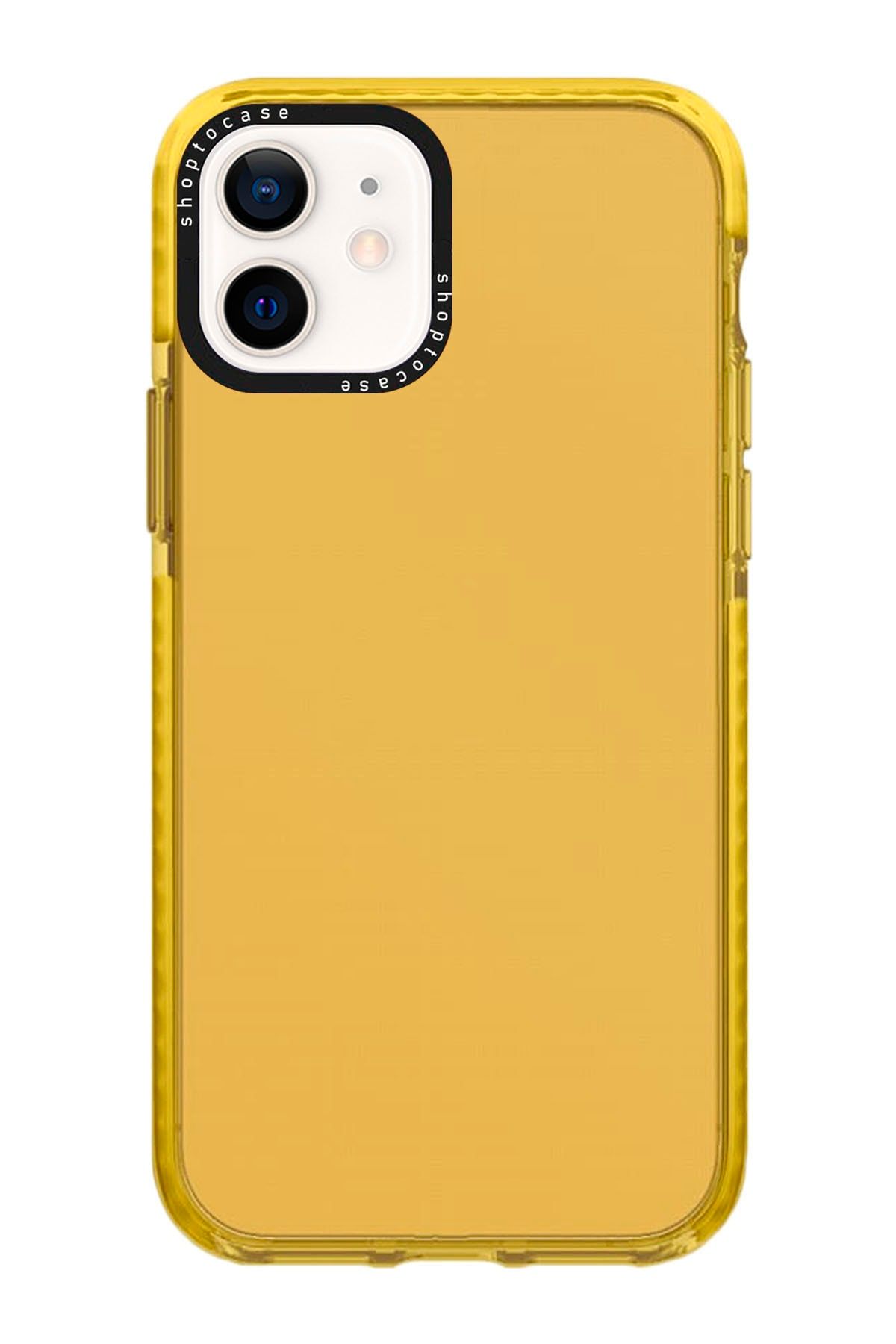 shoptocase Iphone 12 Uyumlu Turuncu Impact Telefon Kılıfı