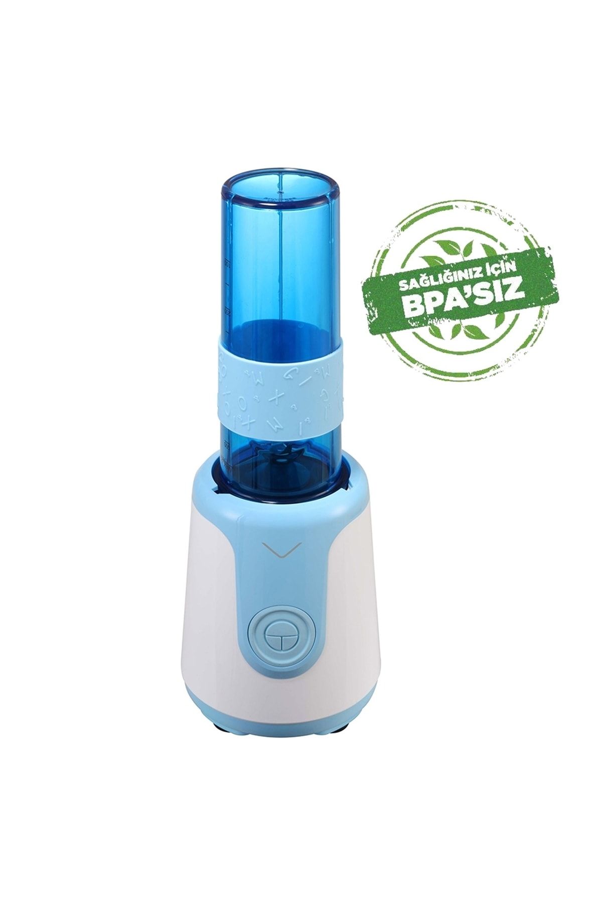 VESTEL Mix&Go Active Kişisel Smothie Blender, Mavi (550 W, 2 Adet 600 ml Şişe)