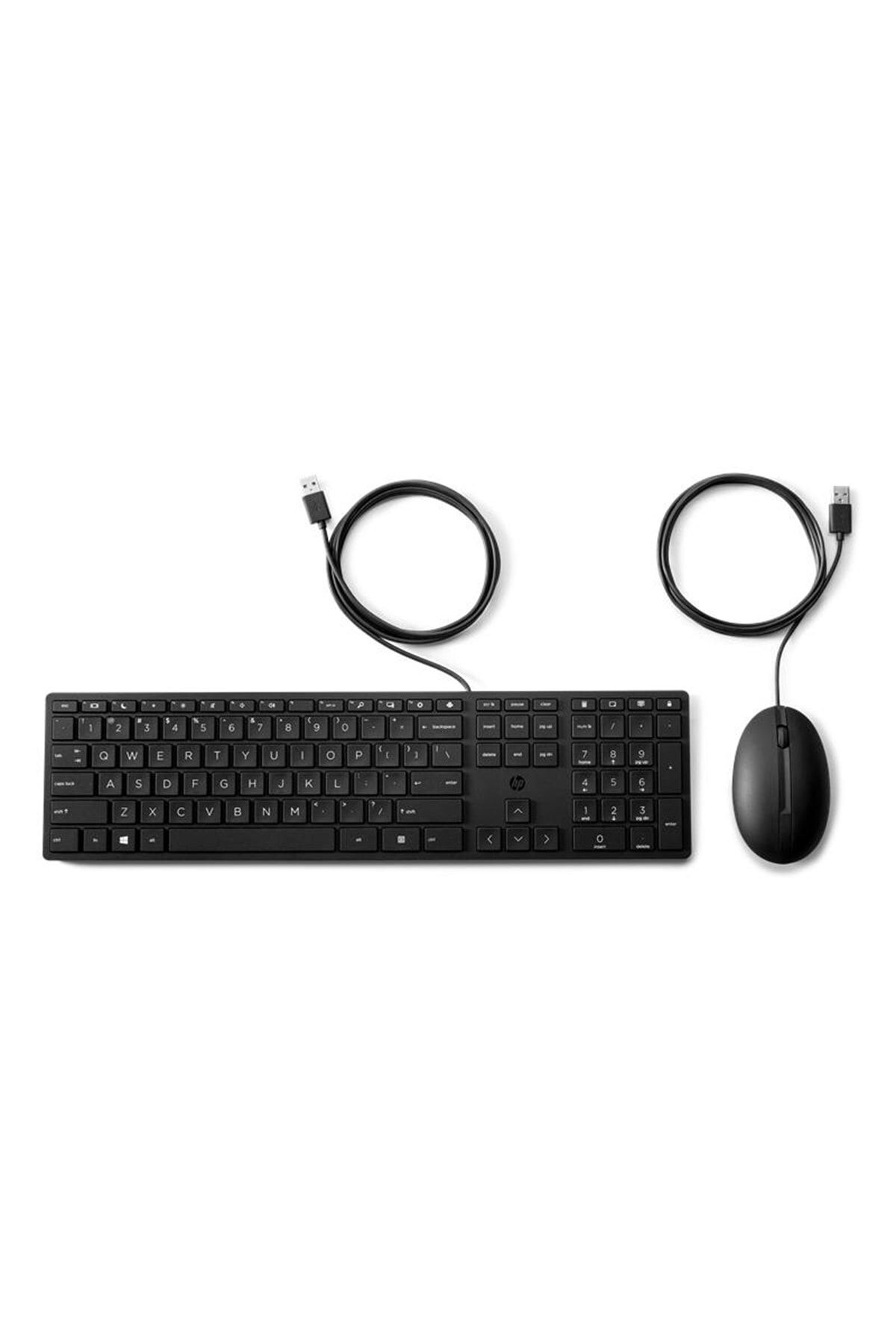 HP 320mk Kablolu Klavye Mouse Set Ingilizce Siyah 9sr36aa