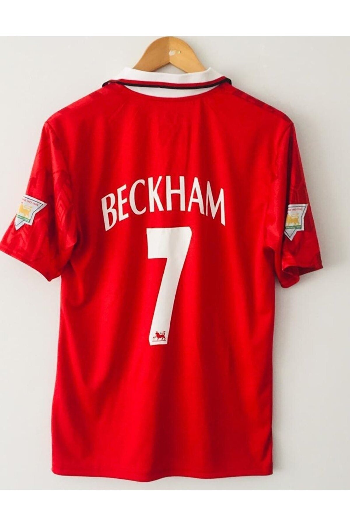 BYSPORTAKUS Manchester United 1992/93 David Beckham Özel Nostalji Forması