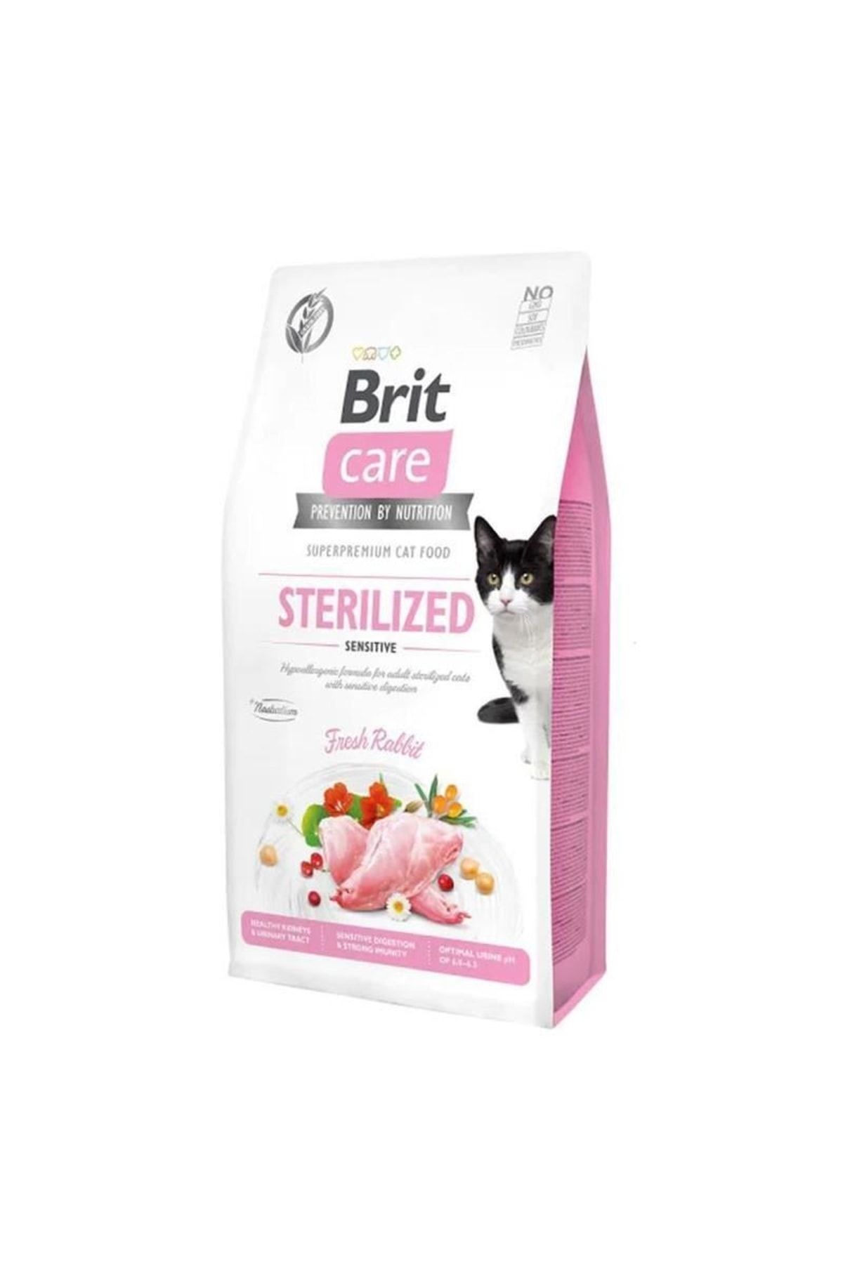 Brit Care Care Hypo-allergenıc Sındırım Sıstemı Destekleyıcı Tahılsız Kısırlaştırılmış Kedı Maması 2kg