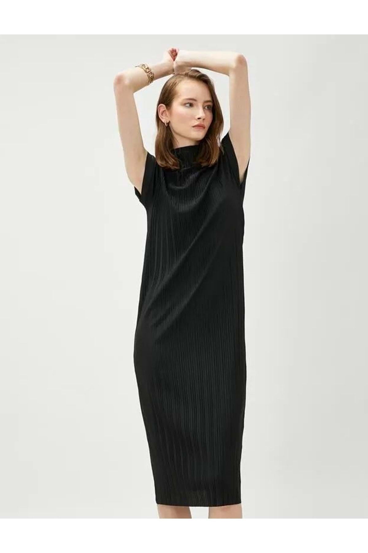 Koton Kadın Giyim Elbise 3SAK80039EK Siyah SİYAH
