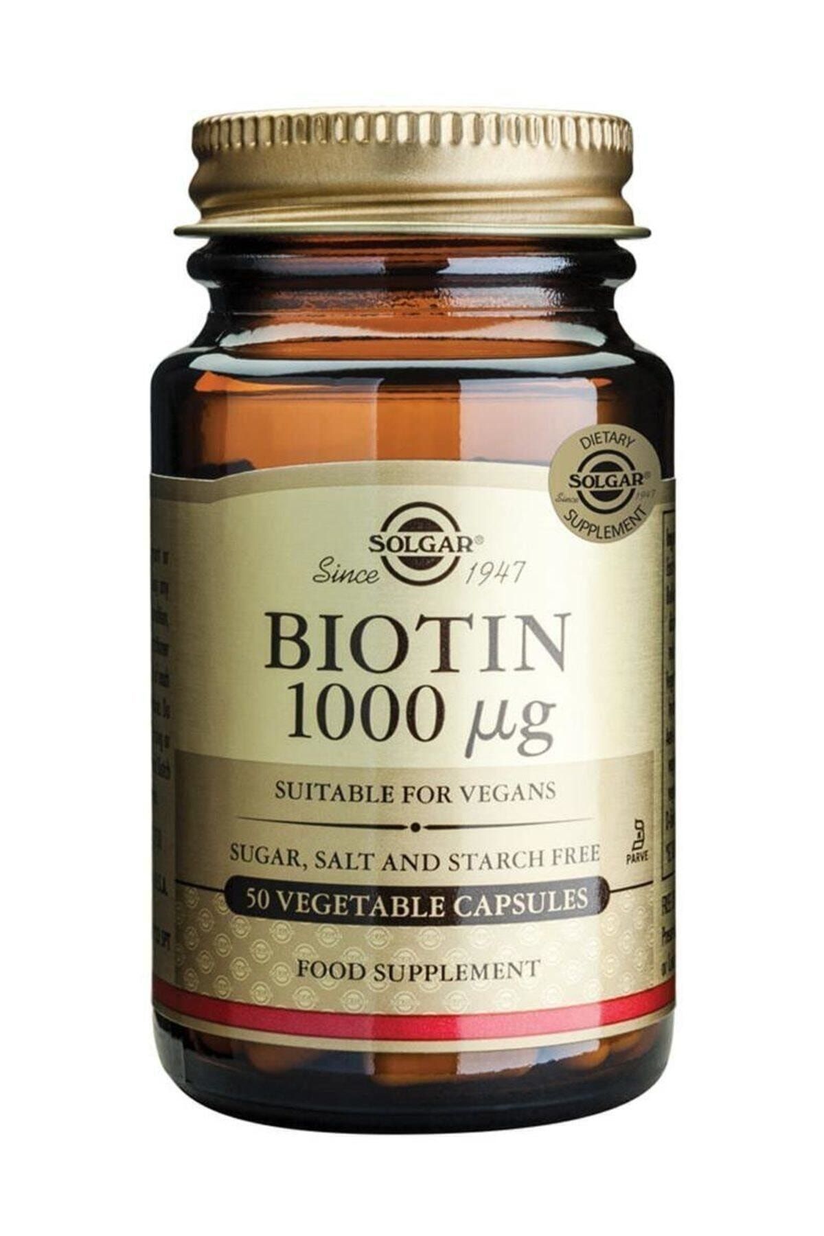 Solgar Biotin 1000 Mcg 50 Kapsül