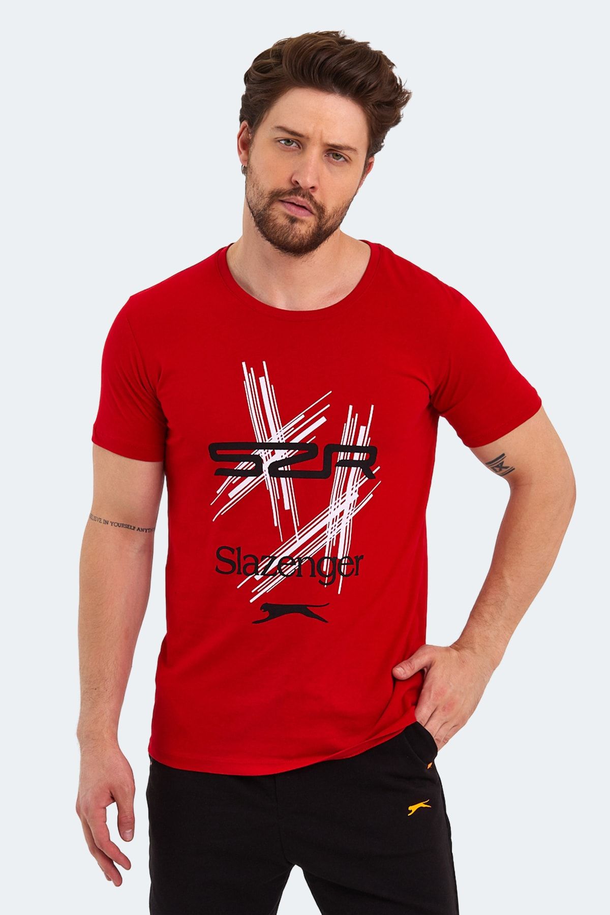 Slazenger Kasur Erkek T-shirt Kırmızı