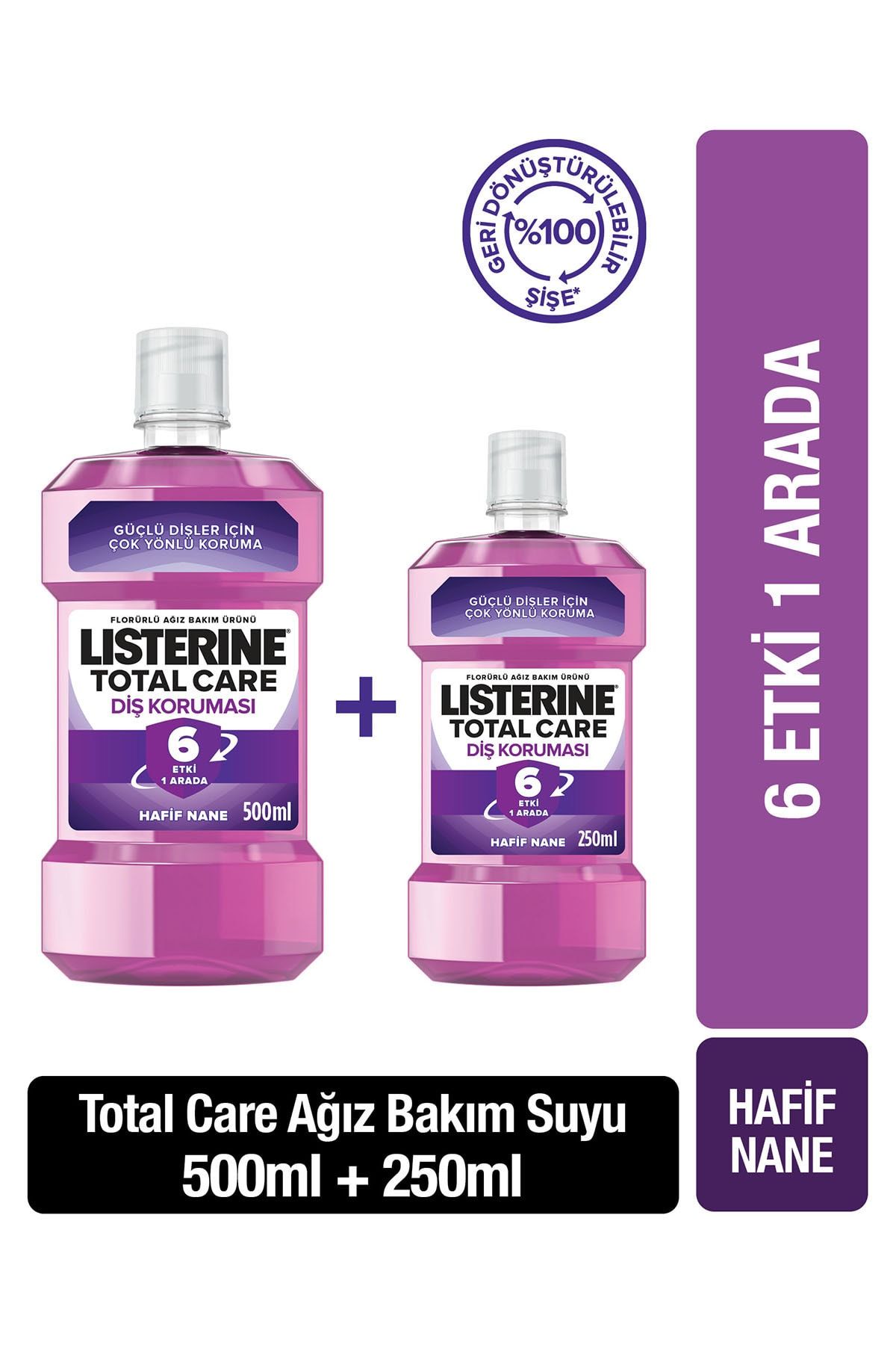 Listerine Total Care 500 Ml + 250 Ml