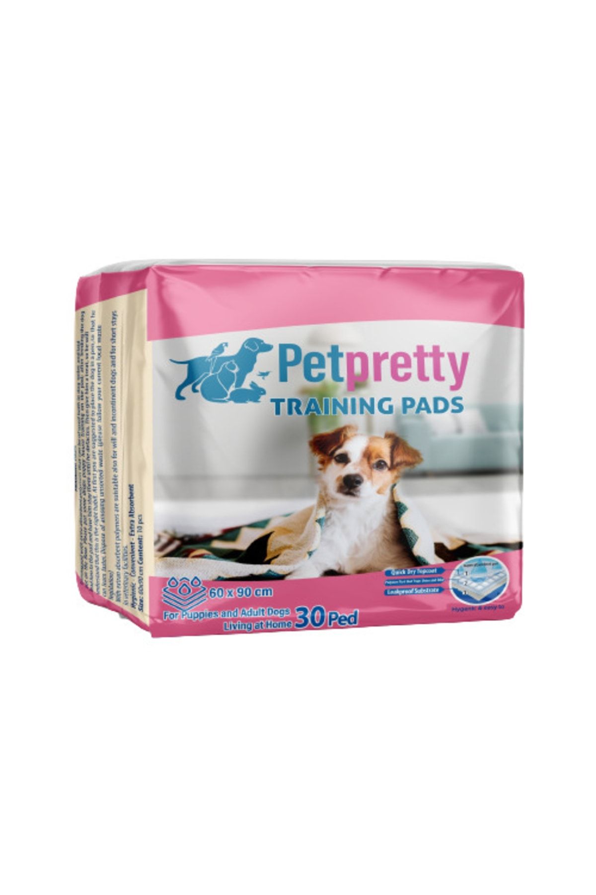 Pet Preety Pet Pretty Köpek Için Tuvalet Eğıtım Pedı Kokusuz 60x90