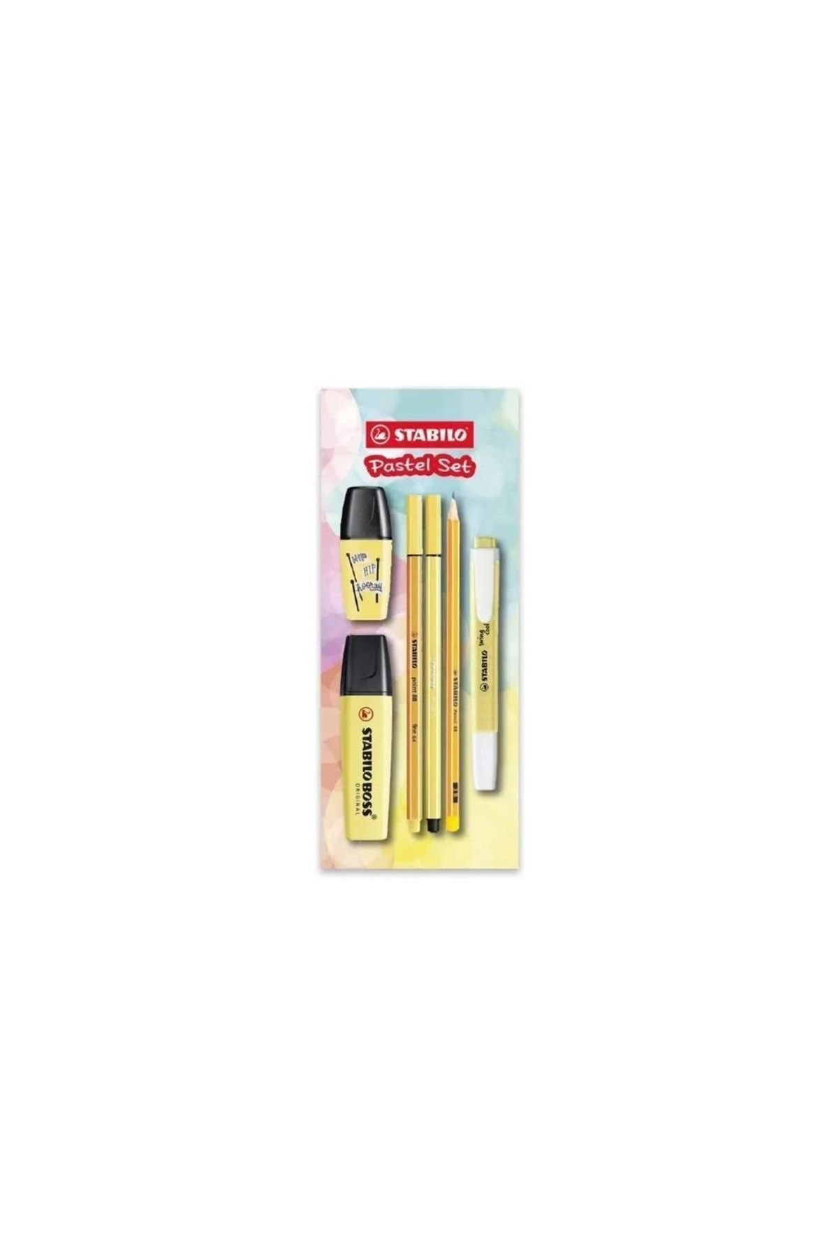 Stabilo Fosforlu Kalem (İşaret Kalemi) Boss Original 2-5 Mm Kesik Uç Tek Renk Pastel Set Sarı 70/144