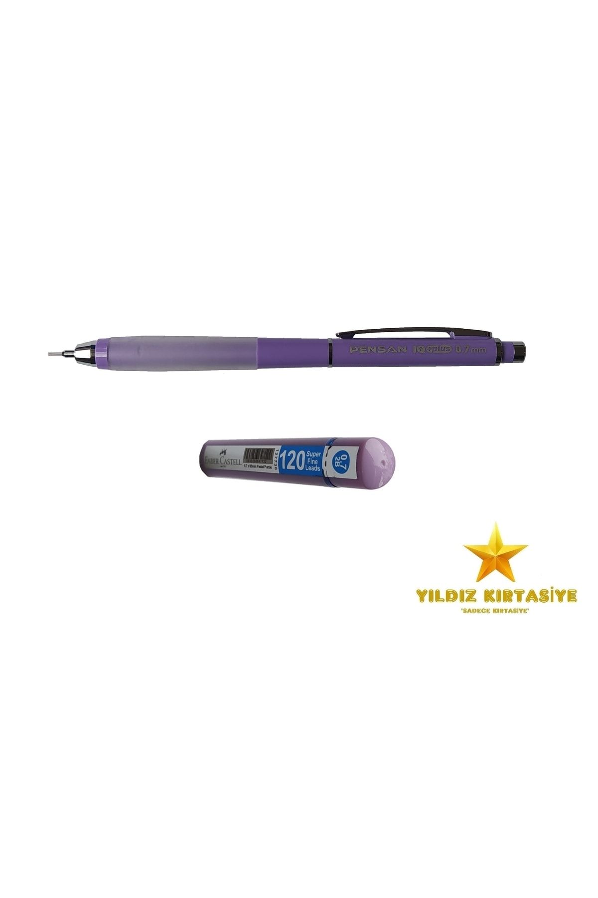 Pensan Iq Plus 0.7 Versatil Kalem + Faber Castel 120'li Grip Min