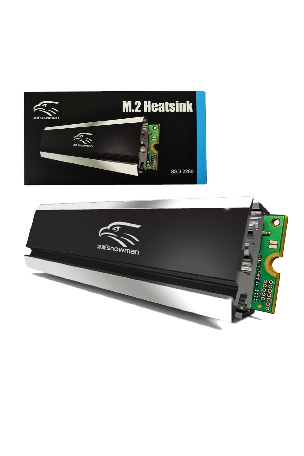 Snowman Heat Pipe M.2 2280 Ssd Bakır + Alüminyum Nvme Ngff M2 Soğutucu