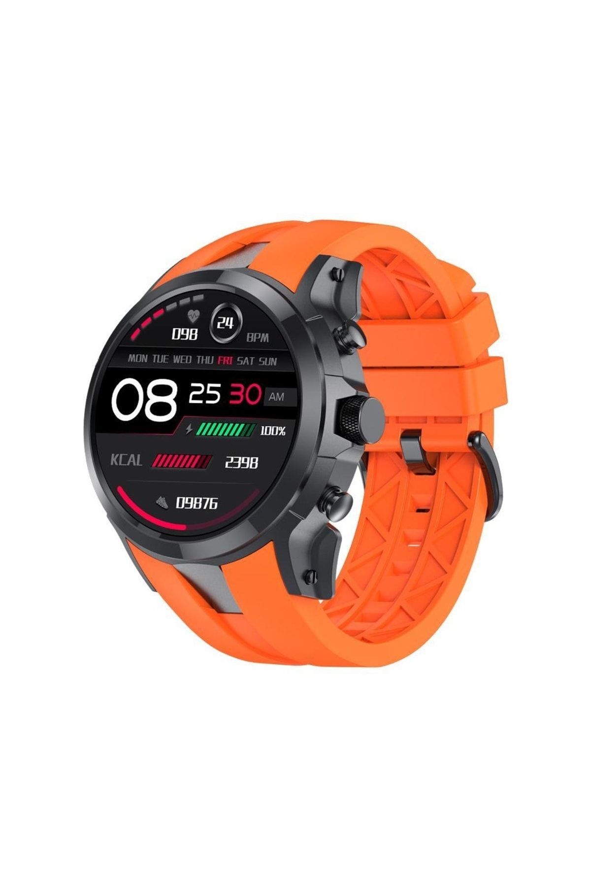 Reward Orijinal Rewatch Smart Watch Sesli Görüşme Özellikli Turuncu Akıllı Unisex Kol Saati