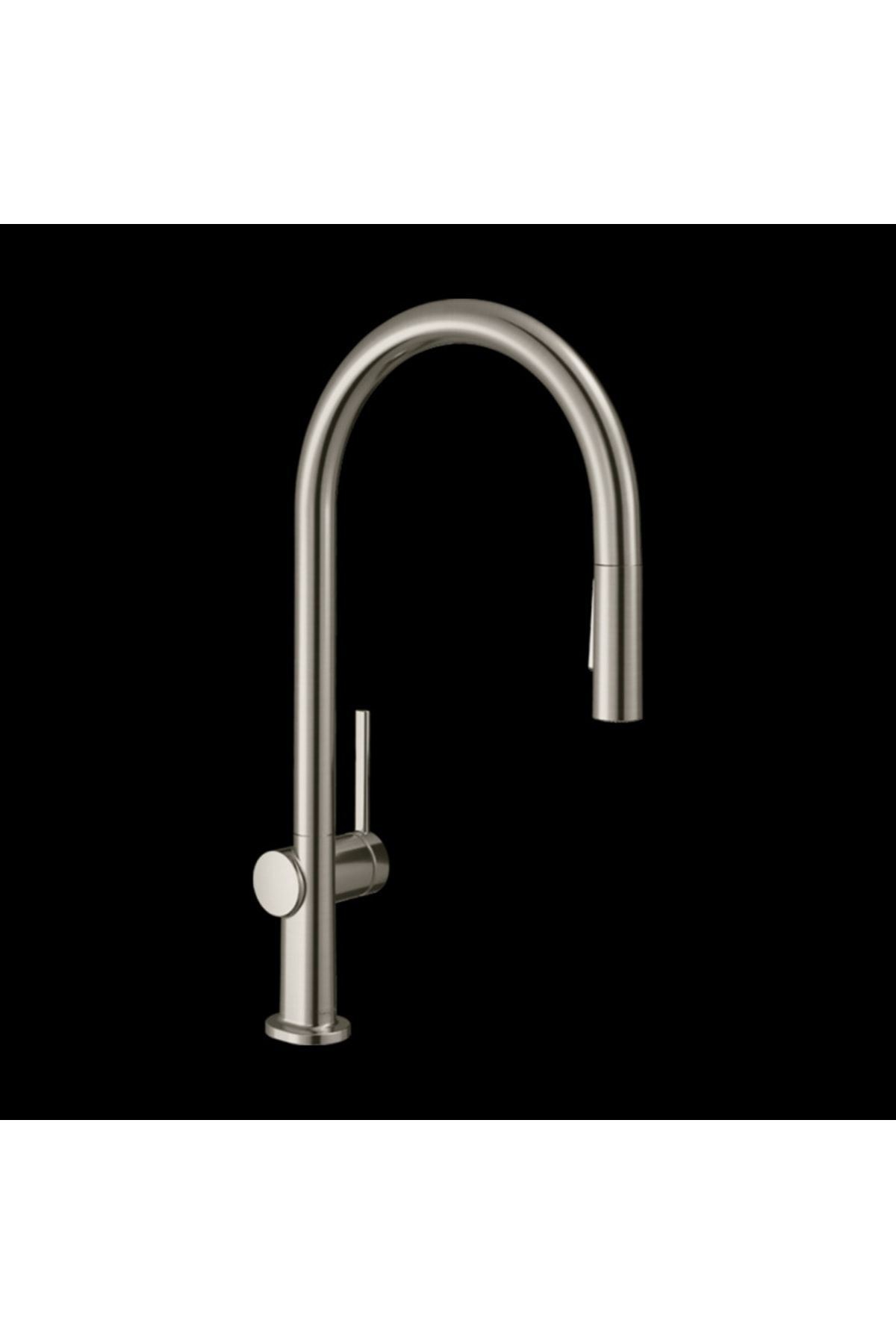 Hansgrohe Talis M54 tek Kollu Eviye Bataryası 210, Çekilebilir El Duşu, 2jet - 72800800