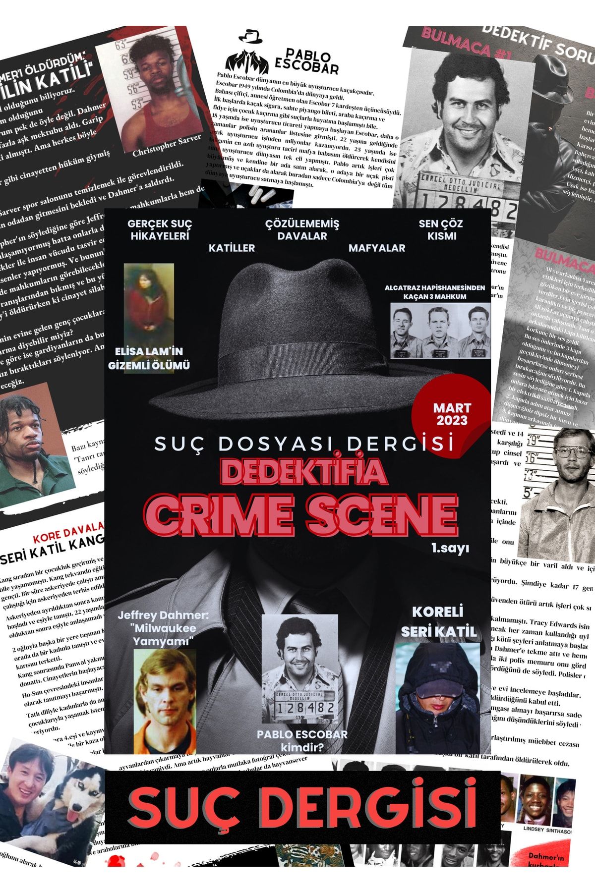 dedektifia Kriminal Olaylar Ve Gizemli Cinayetler Dergisi,dedektiflik Ve Suç Dünyası Dergisi 1.sayı