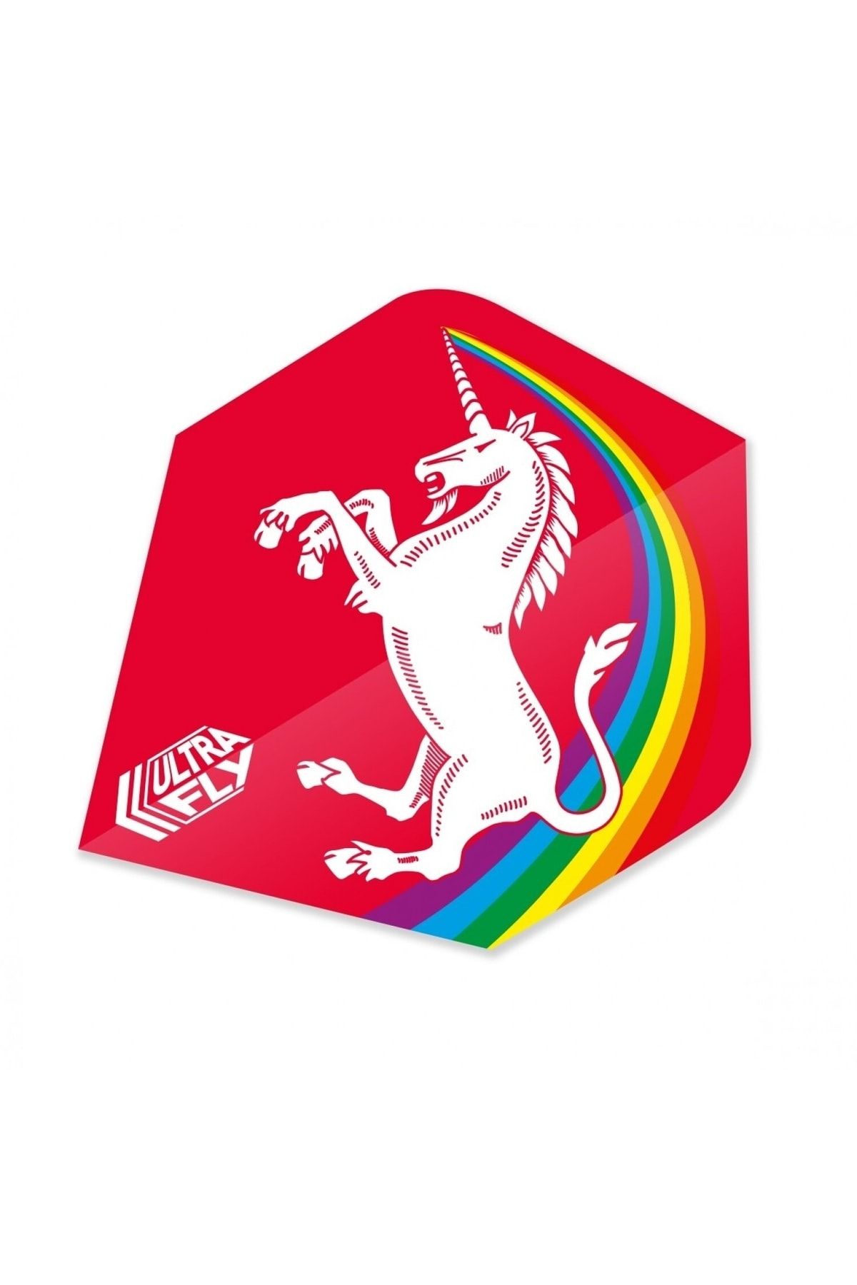 Unicorn Rainbow Ultrafly 100. Ekstra Dart Oku Kanadı - Kırmızı