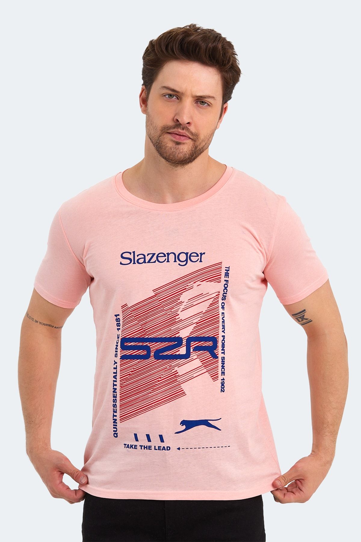 Slazenger Kalju Erkek T-shirt Somon
