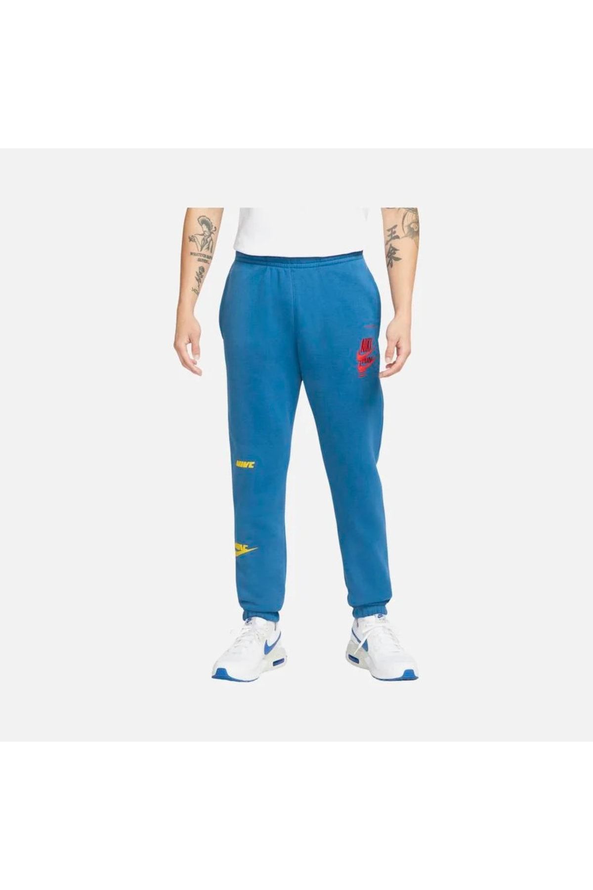 Nike Sportswear Sport Essentials+ Fleece Ss22 Erkek Mavi Eşofman Altı
