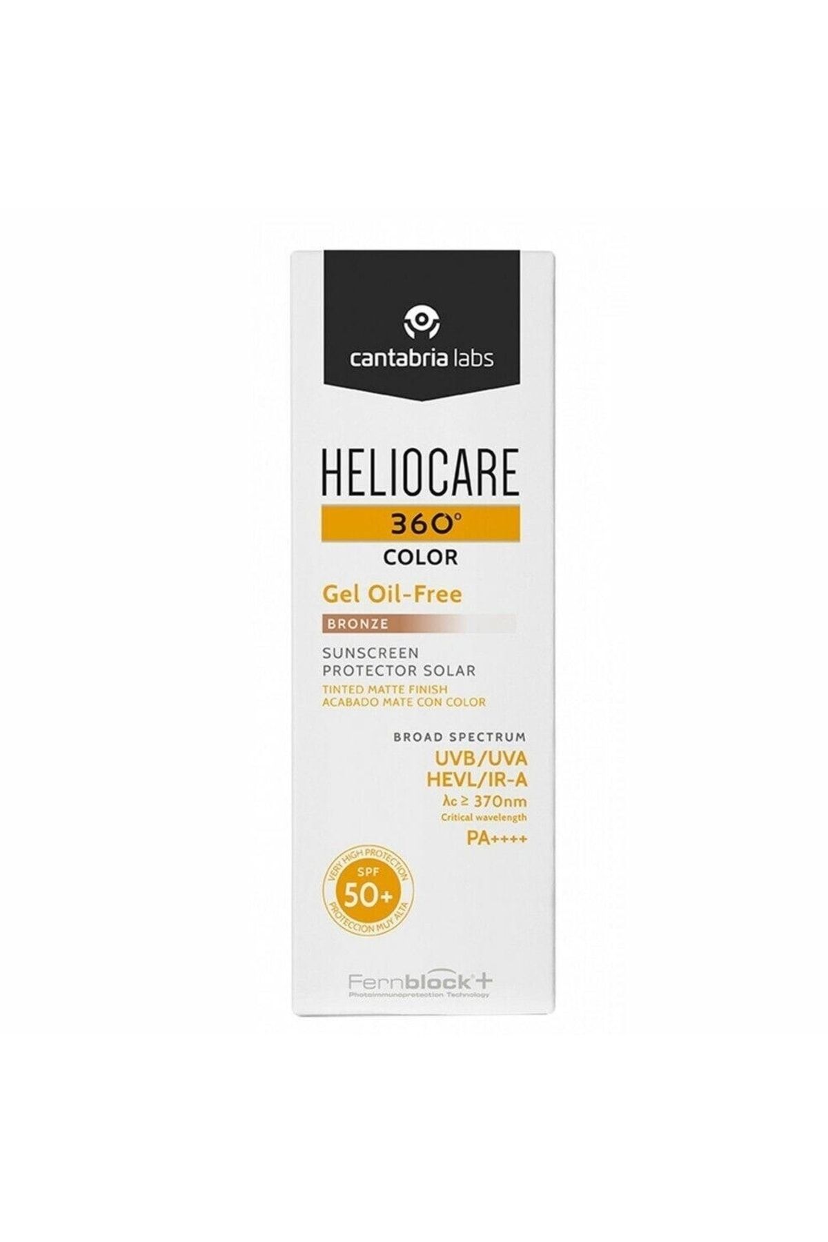 Heliocare 360 Gel Oil Free Bronze Spf 50 50 Ml
