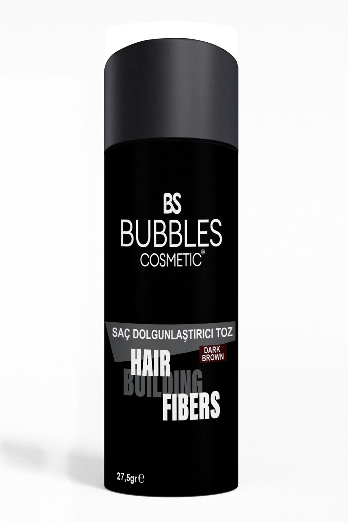 bs bubbles cosmetic Saç Dolgunlaştırıcı Topik Toz - Koyu Kahverengi 30ml