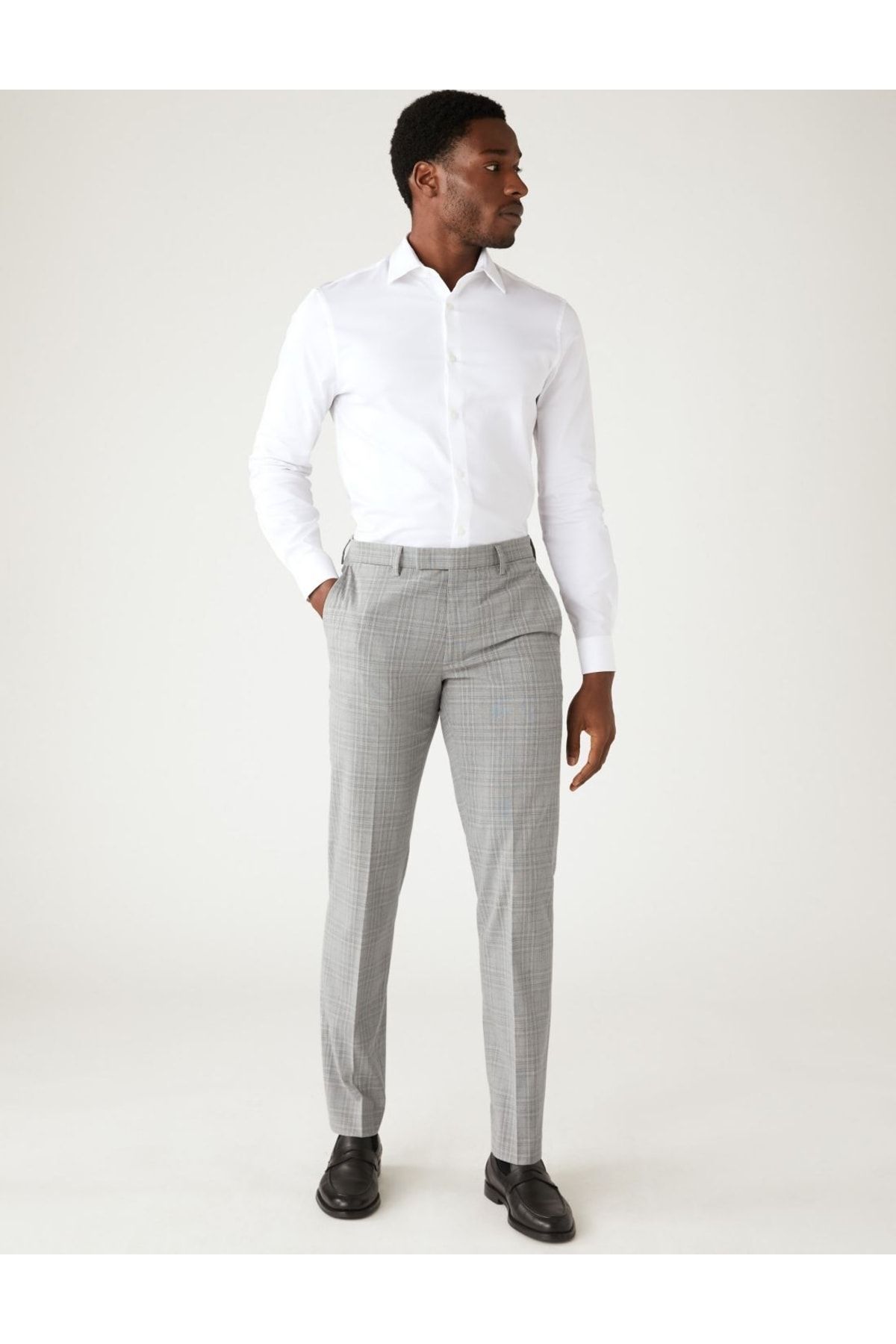 Marks & Spencer Tailored Fit Ekose Desenli Pantolon