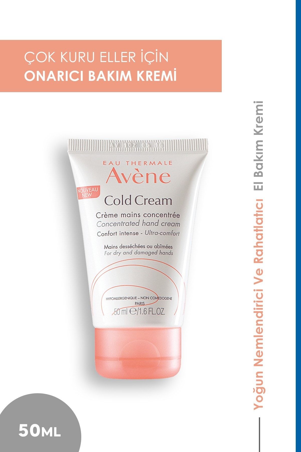 Avene Kuru Eller için Bakım Kremi - Cold Cream Creme Mains 50 ml 3282770072815