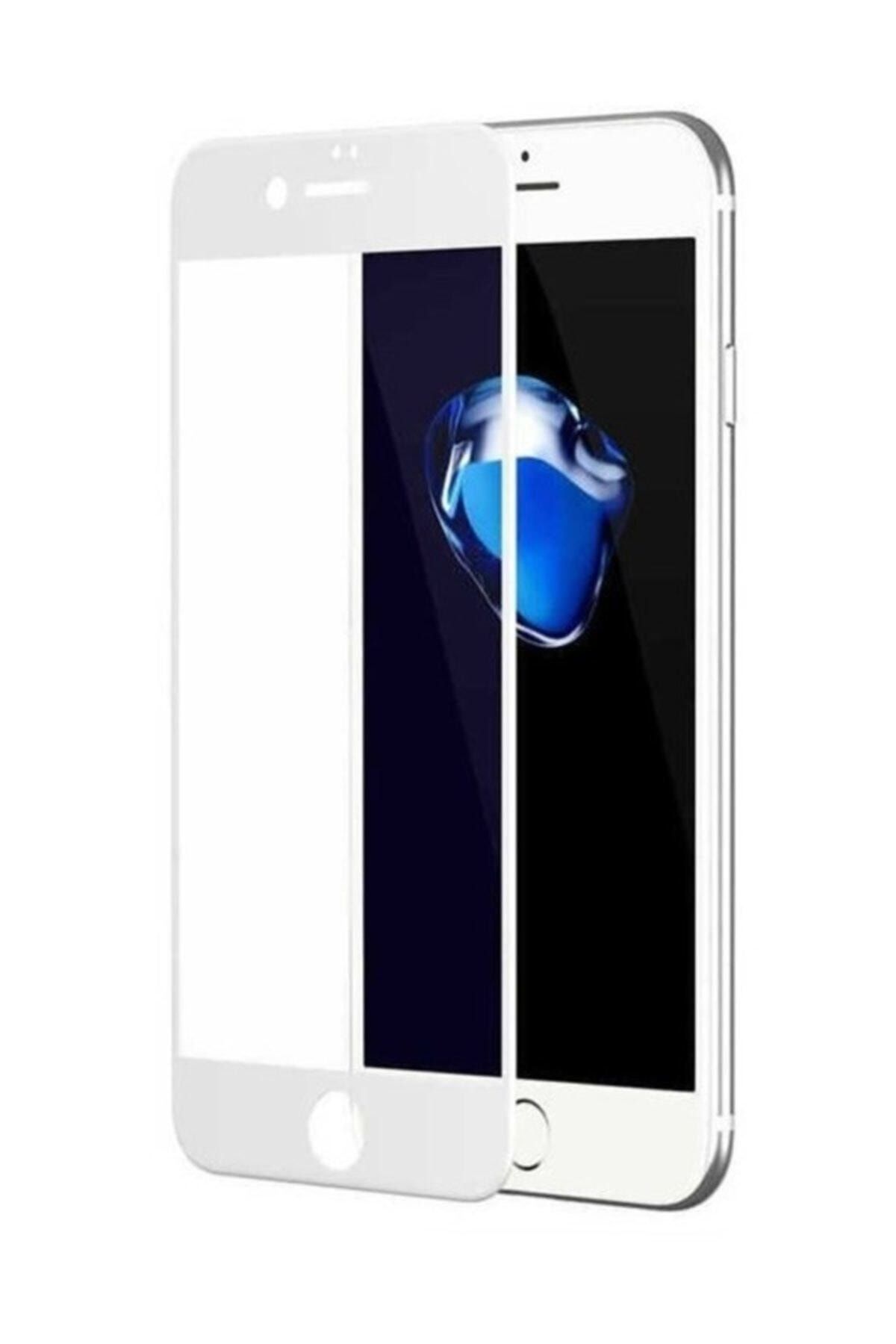 Sunix Apple Iphone 7 -8 6d Tam Kaplayan Nano Ekran Koruyucu Beyaz