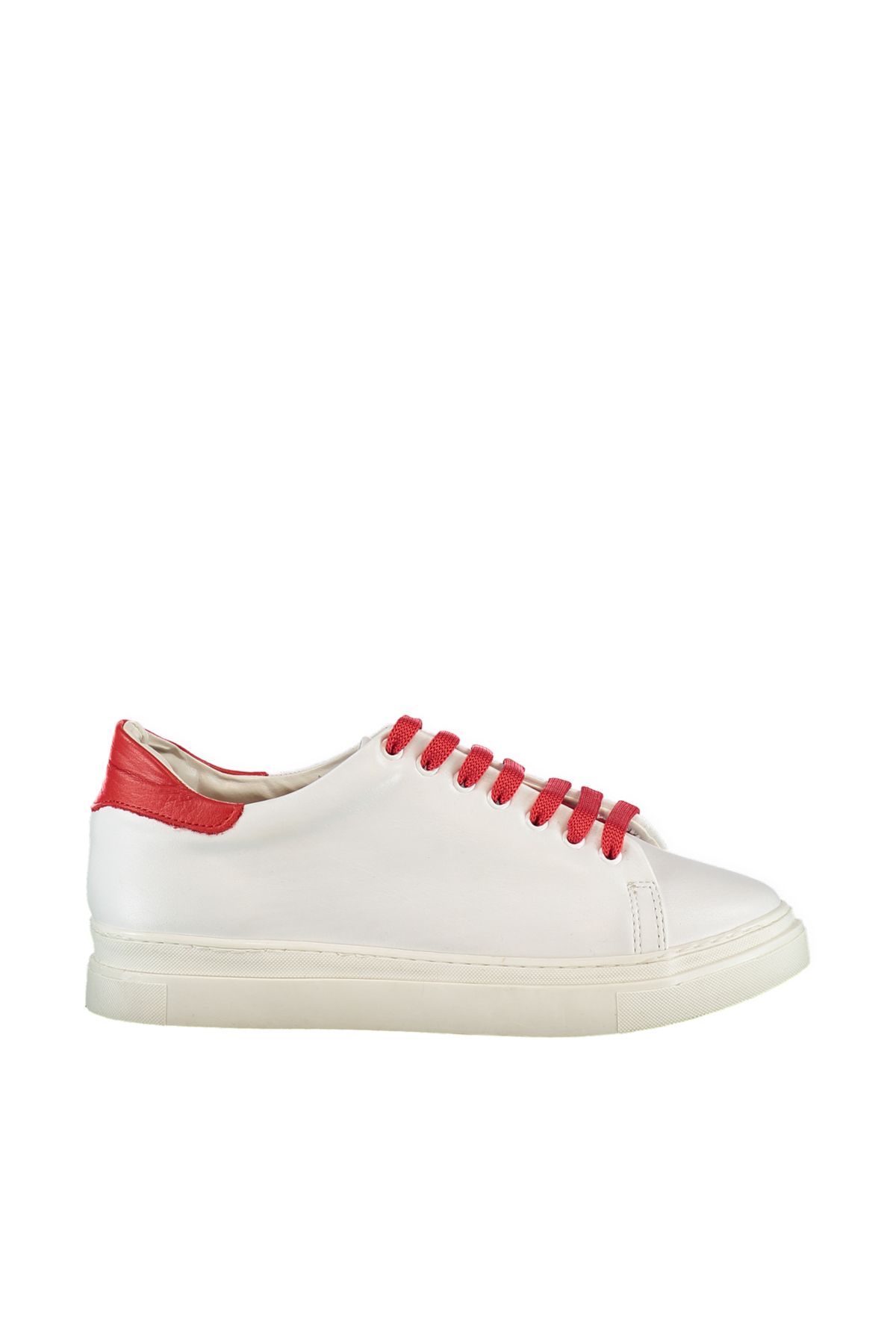 Bambi Beyaz Kırmızı Kadın Sneaker D0103063309