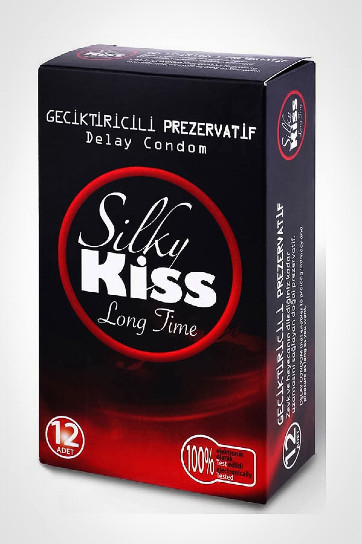 Silky Kiss Uzun geceler Prezervatif Long Time 12 Adet Condom