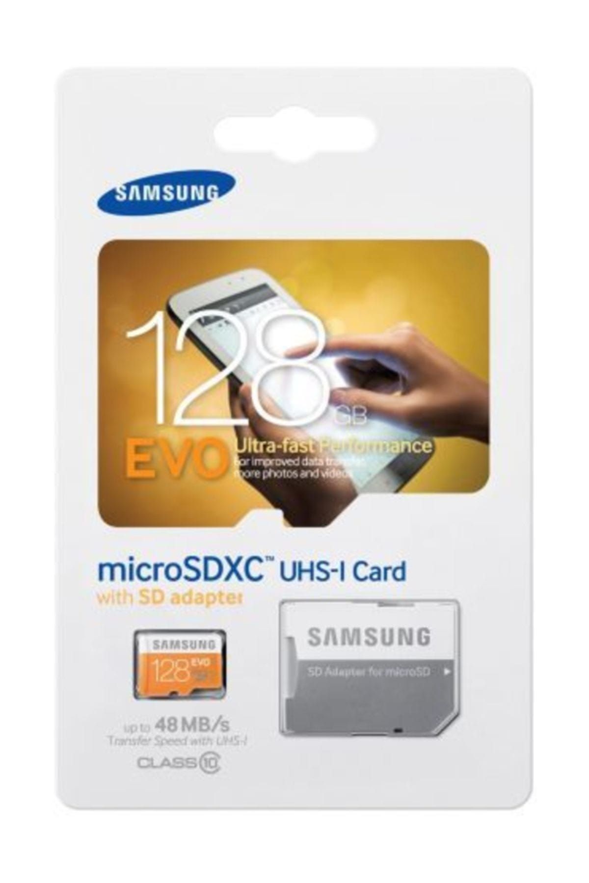 Samsung EVO 128GB Micro-SD Class 10 Hafıza Kartı - MB-MP128D 48MB/s