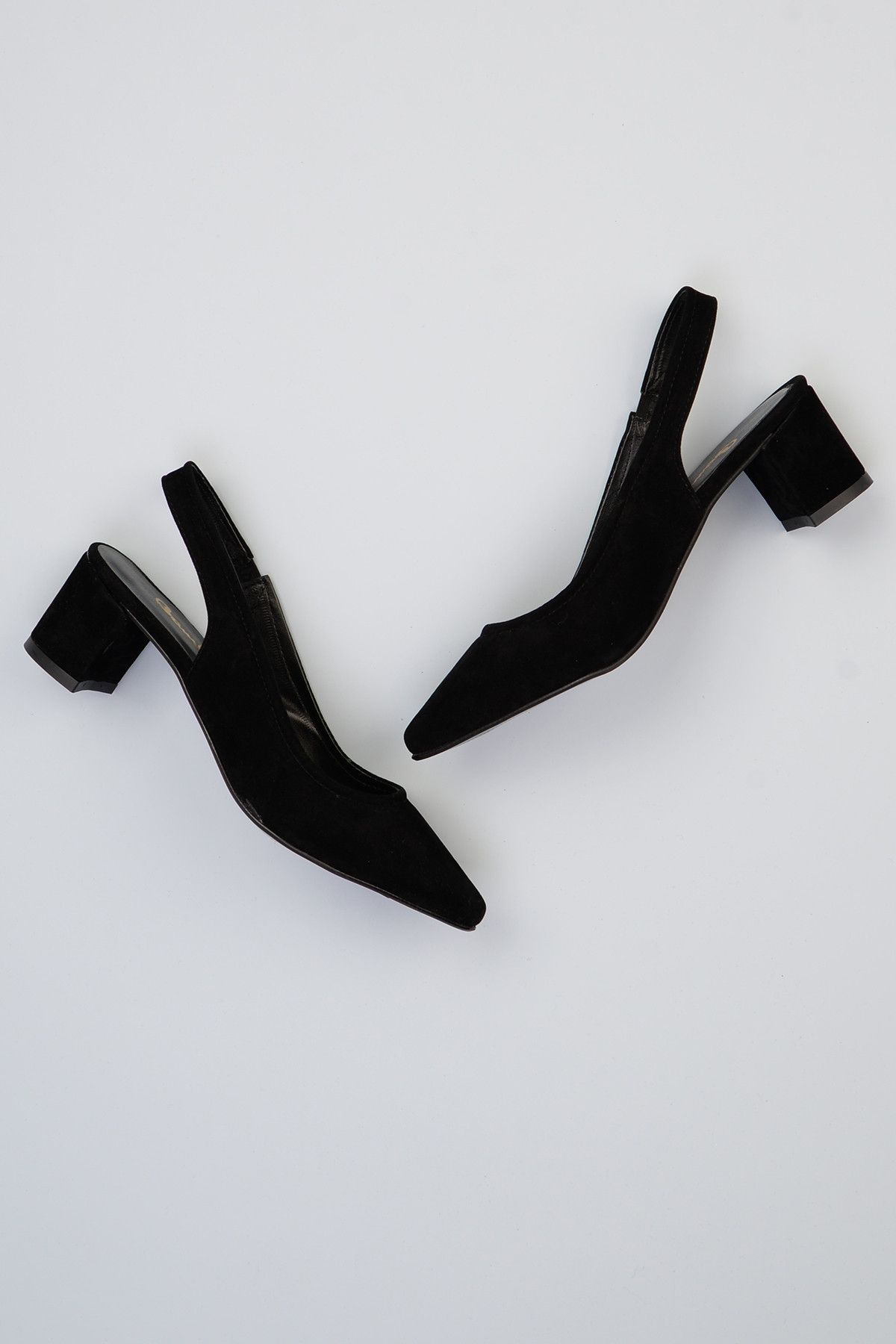 Bambi Siyah Kadın Klasik Topuklu Ayakkabı F0345721072