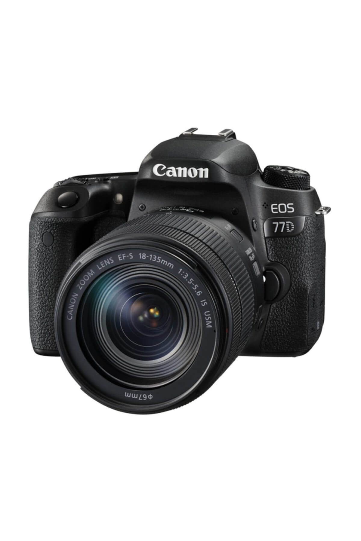 Canon EOS 77D 18-135mm IS USM Nano Fotoğraf Makinesi (Canon Eurasia Garantili)