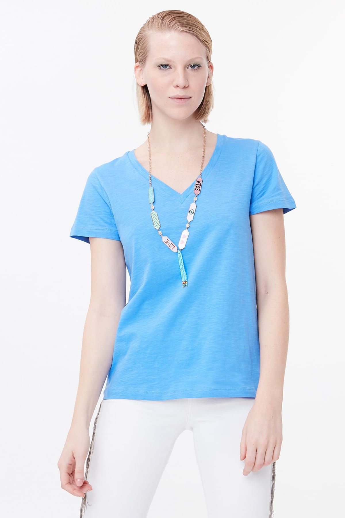 Twist Kadın Mavi T-Shirt TS1190070121
