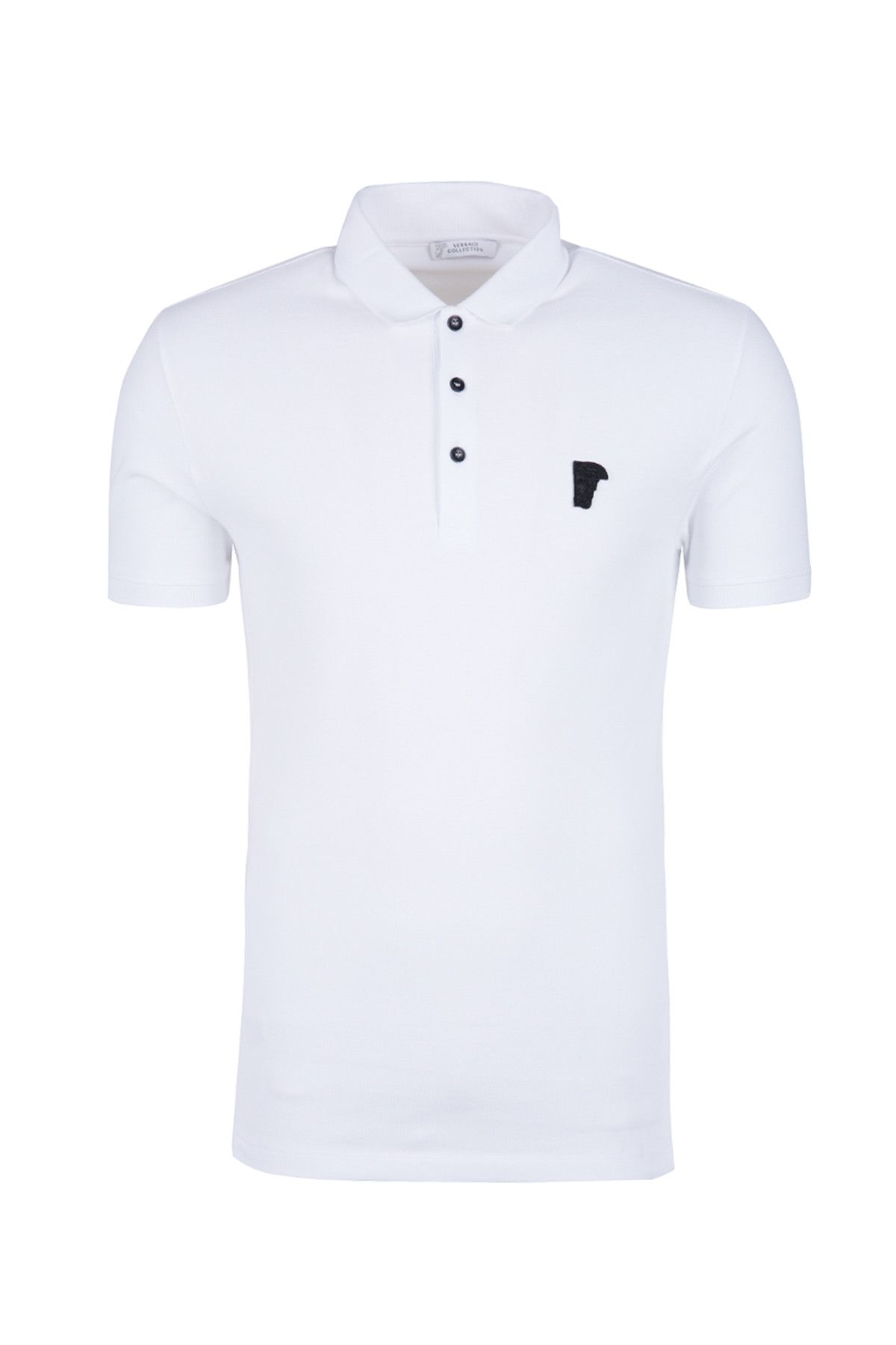 Versace Beyaz Erkek T-Shirt Vj00068 V800499S V7001