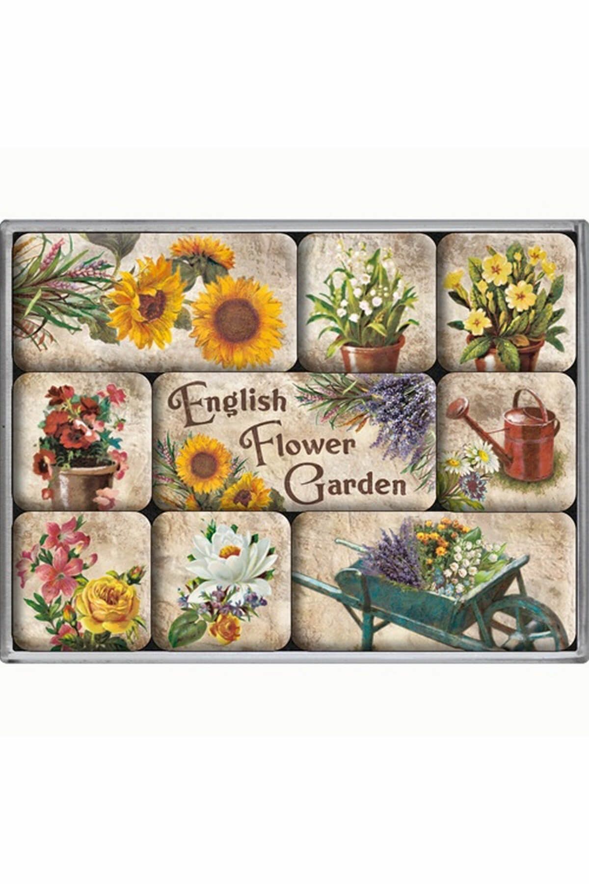 Nostalgic Art Art English Flower Garden Magnet Set  83042