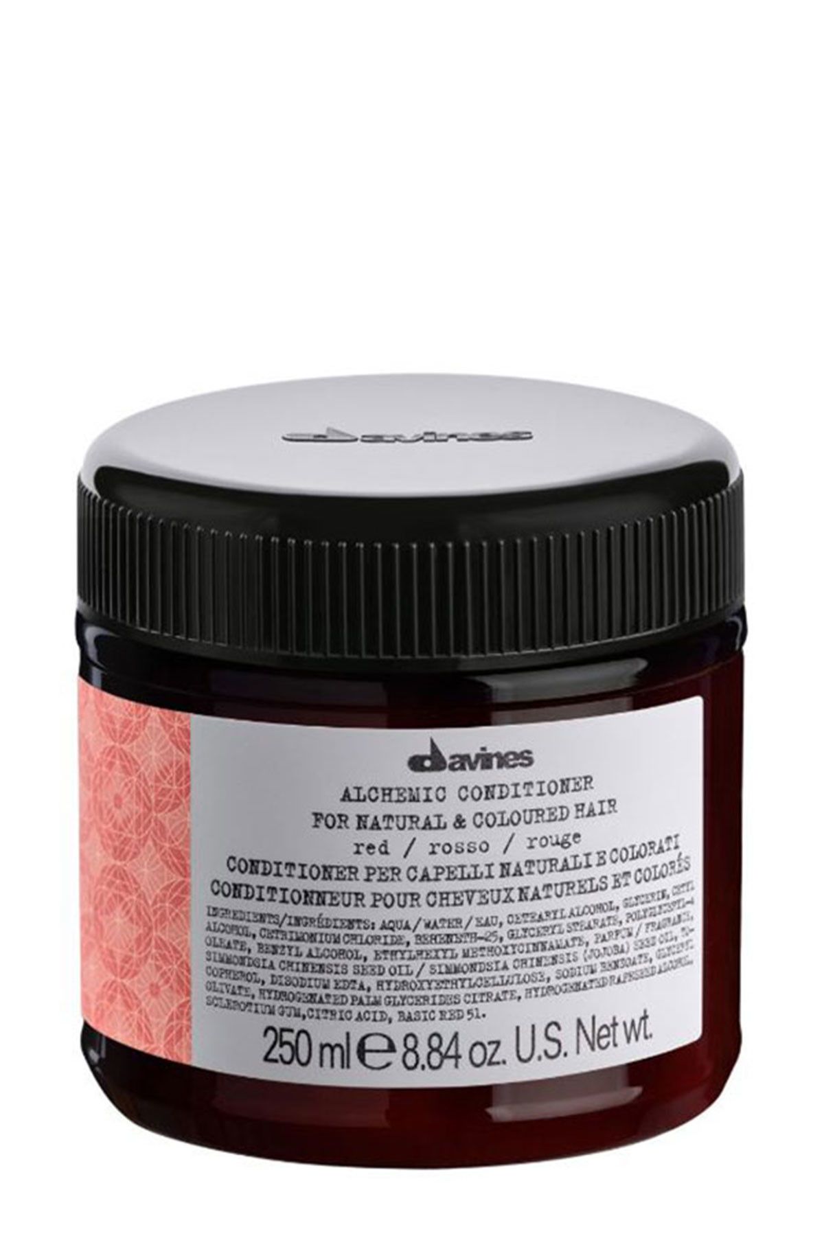 Davines Kızıl ve Kırmızı Saçlar için Saç Kremi - Alchemic Red 250 ml 8004608259008