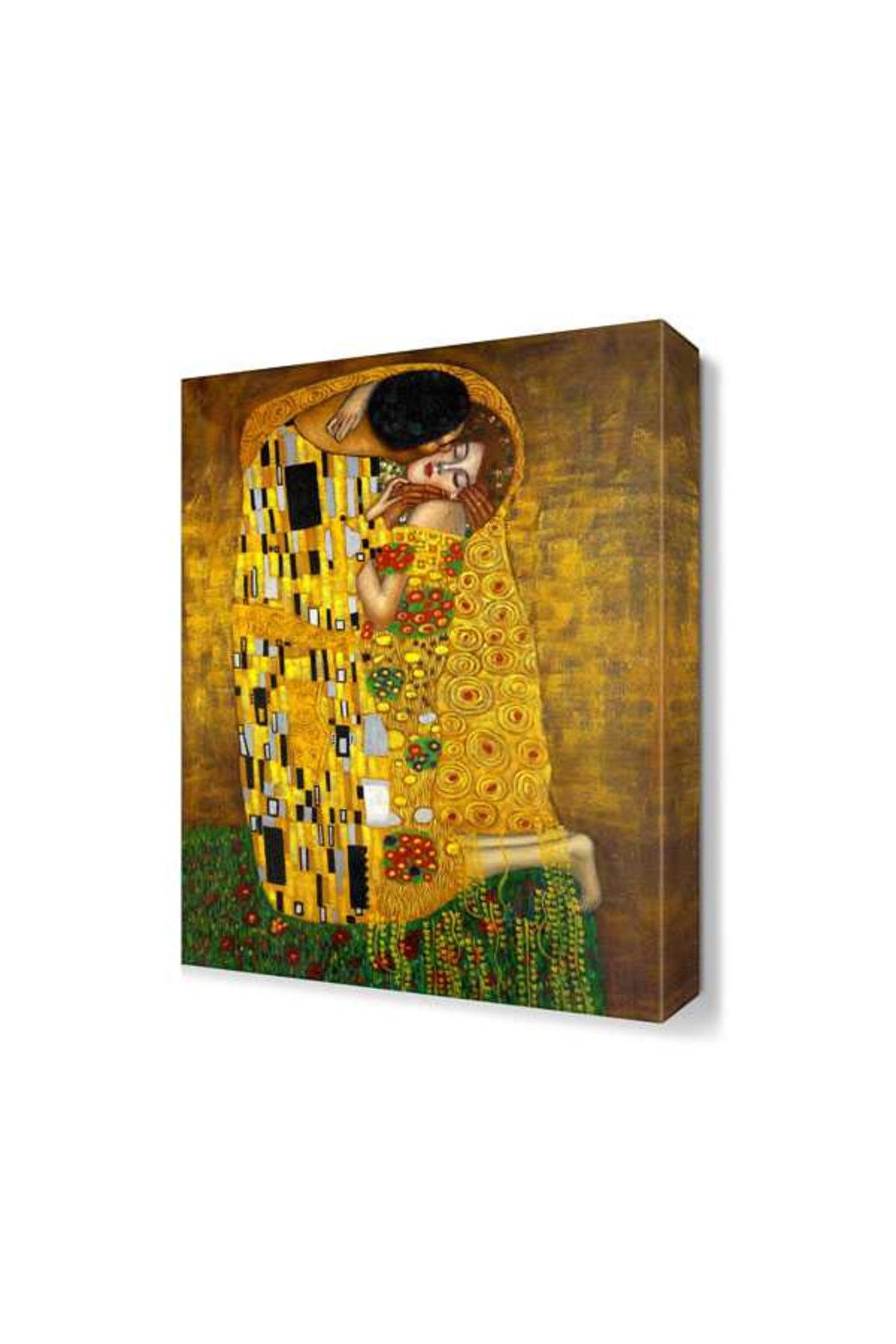 Dekor Sevgisi Gustav Klimt Öpüccük the Kiss Tablo  60x40 DTC14530814