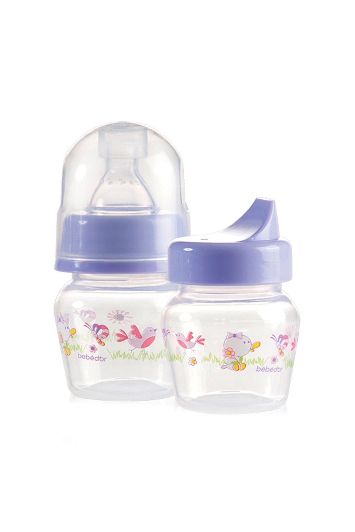 Bebedor Mini Bardak & Biberon 0-6 Ay 30 Ml Bebek Lila 0-6 Ay