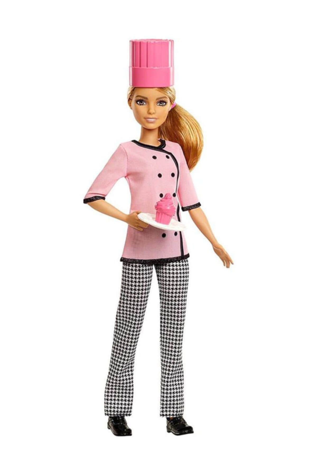 Barbie Kariyer Bebekleri - Aşçı Kap Kek Şefi Fmt47