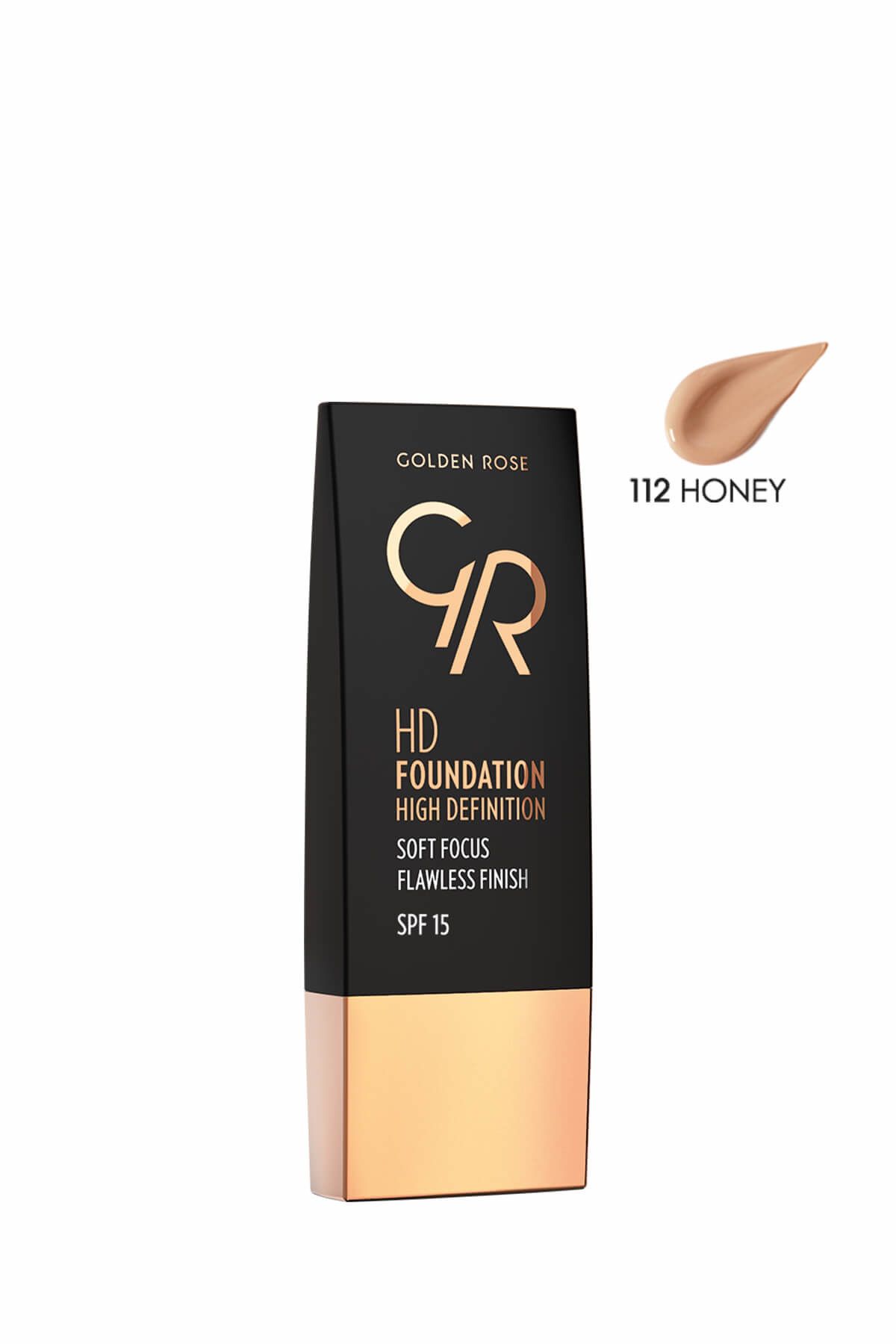 Golden Rose Fondöten - HD Foundation High Definition 112 Honey 8691190832629