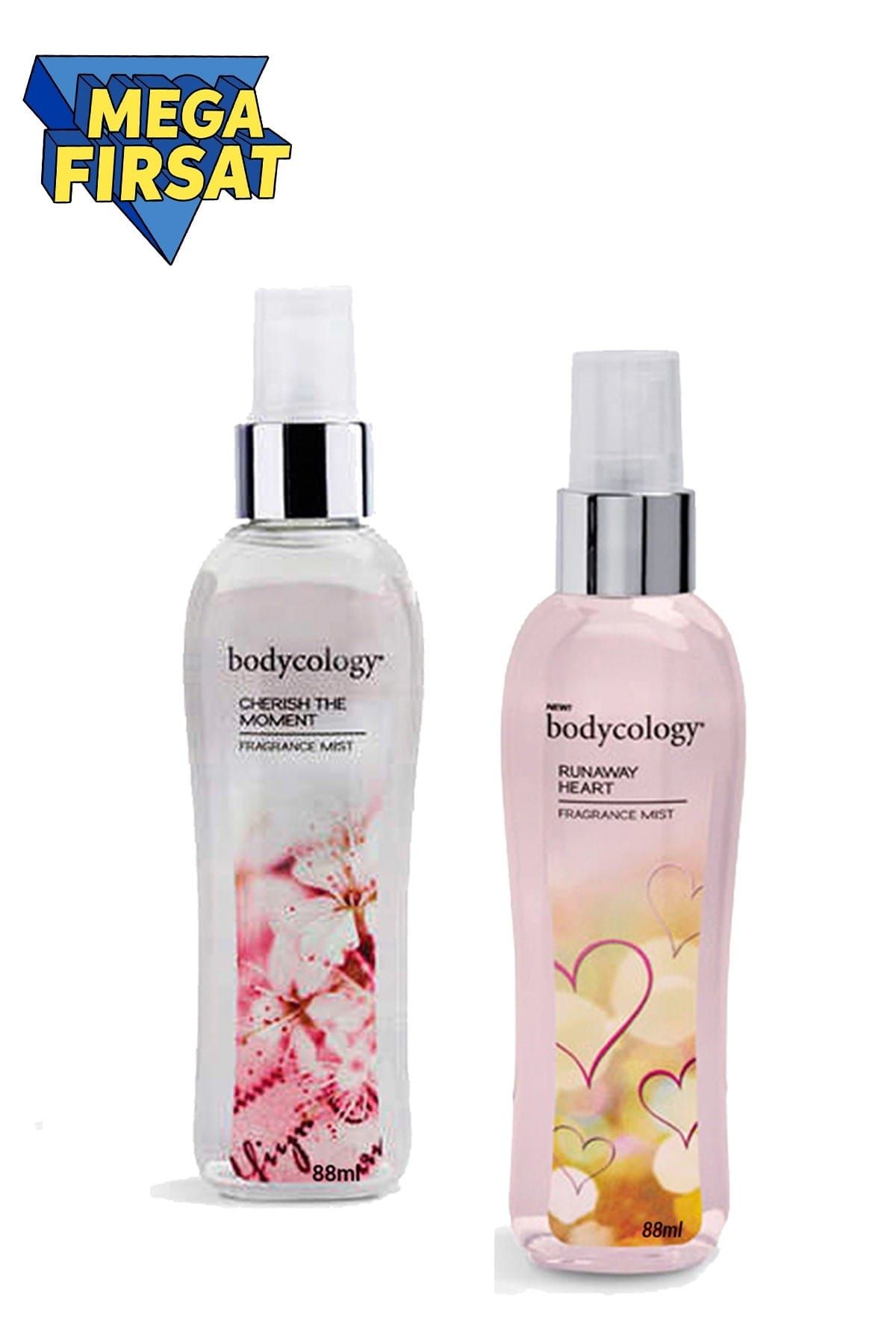 Bodycology Cherish The Moment Ve Runaway Heart Vücut Spreyleri 88Ml