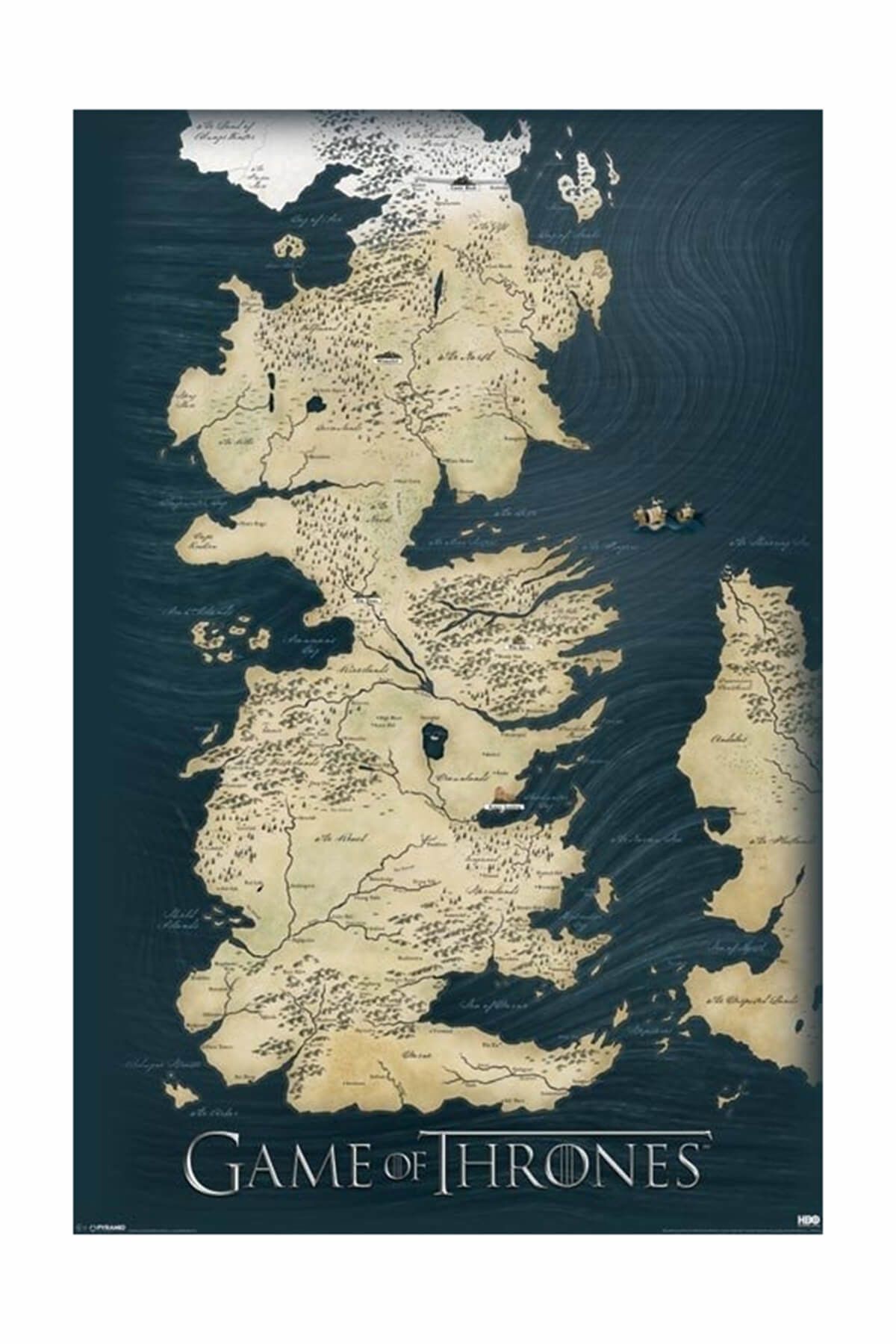 Pyramid International Maxi Poster Game Of Thrones Map
