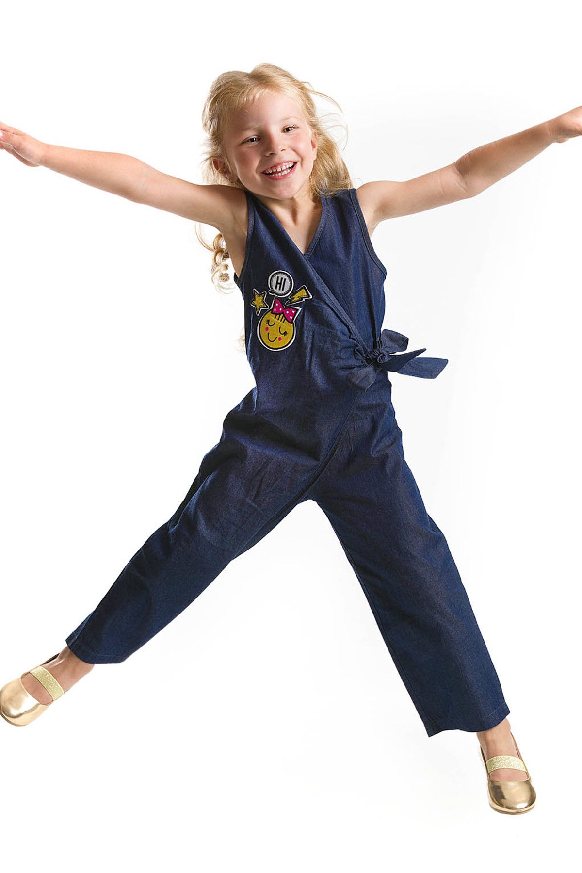 Denokids Emoji Denim Tulum