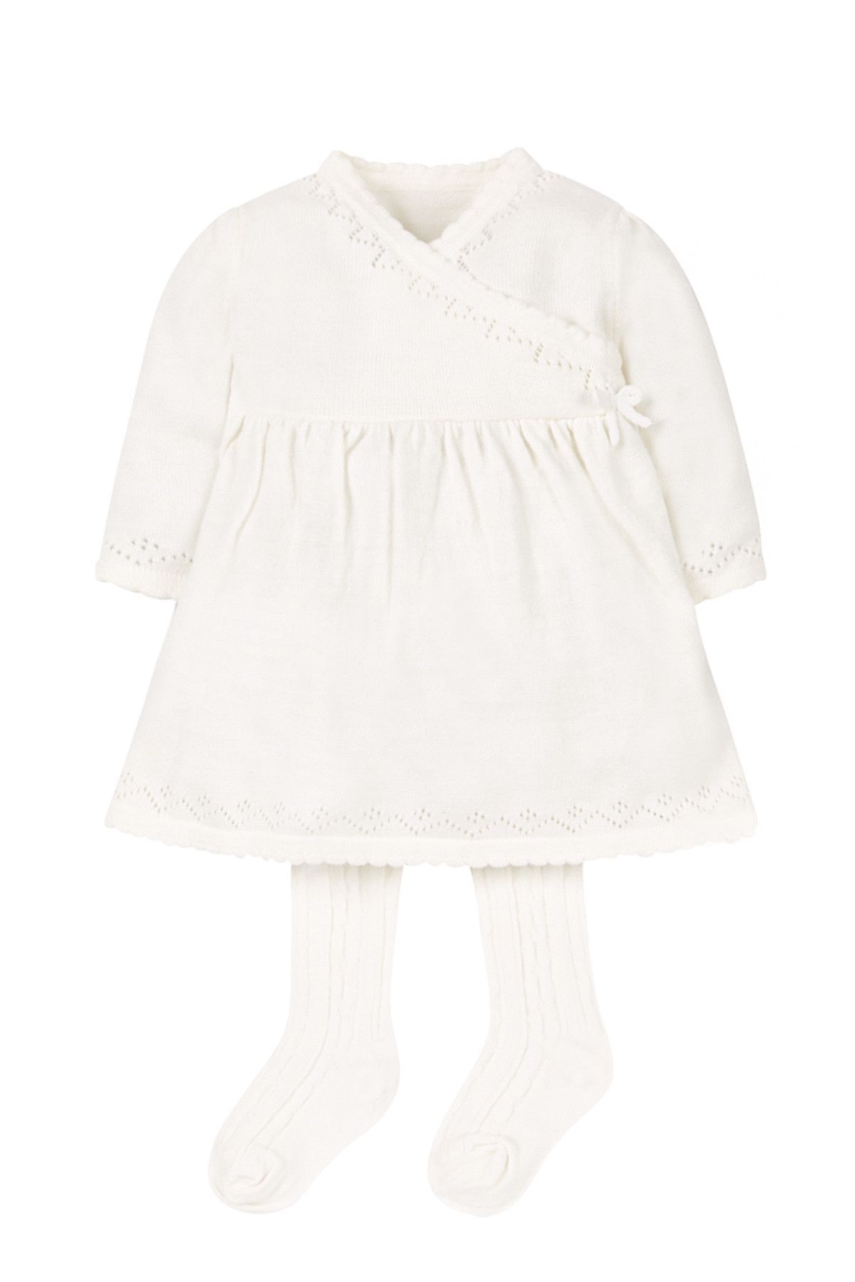 Mothercare Ekru Kız Bebek Elbise Jg158