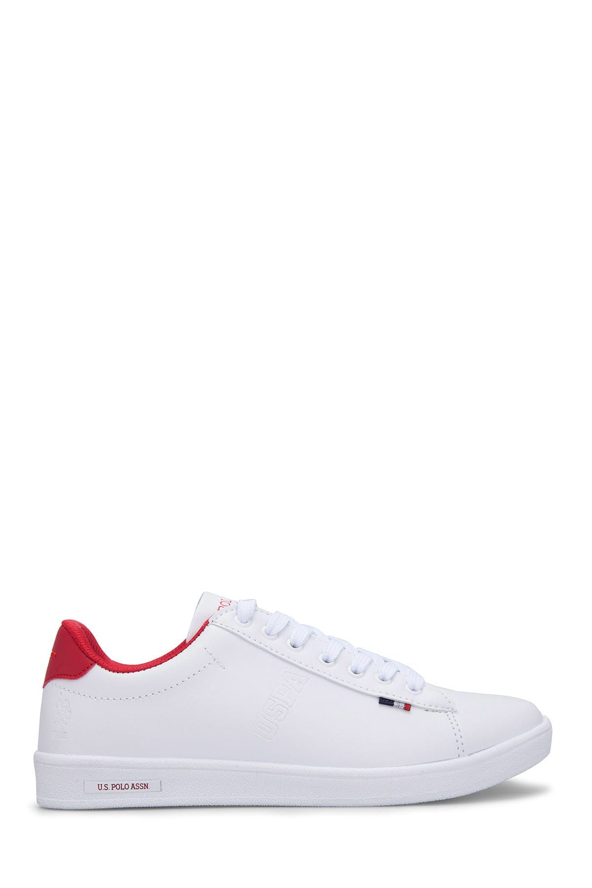 U.S. Polo Assn. Beyaz Kırmızı Kadın Sneaker