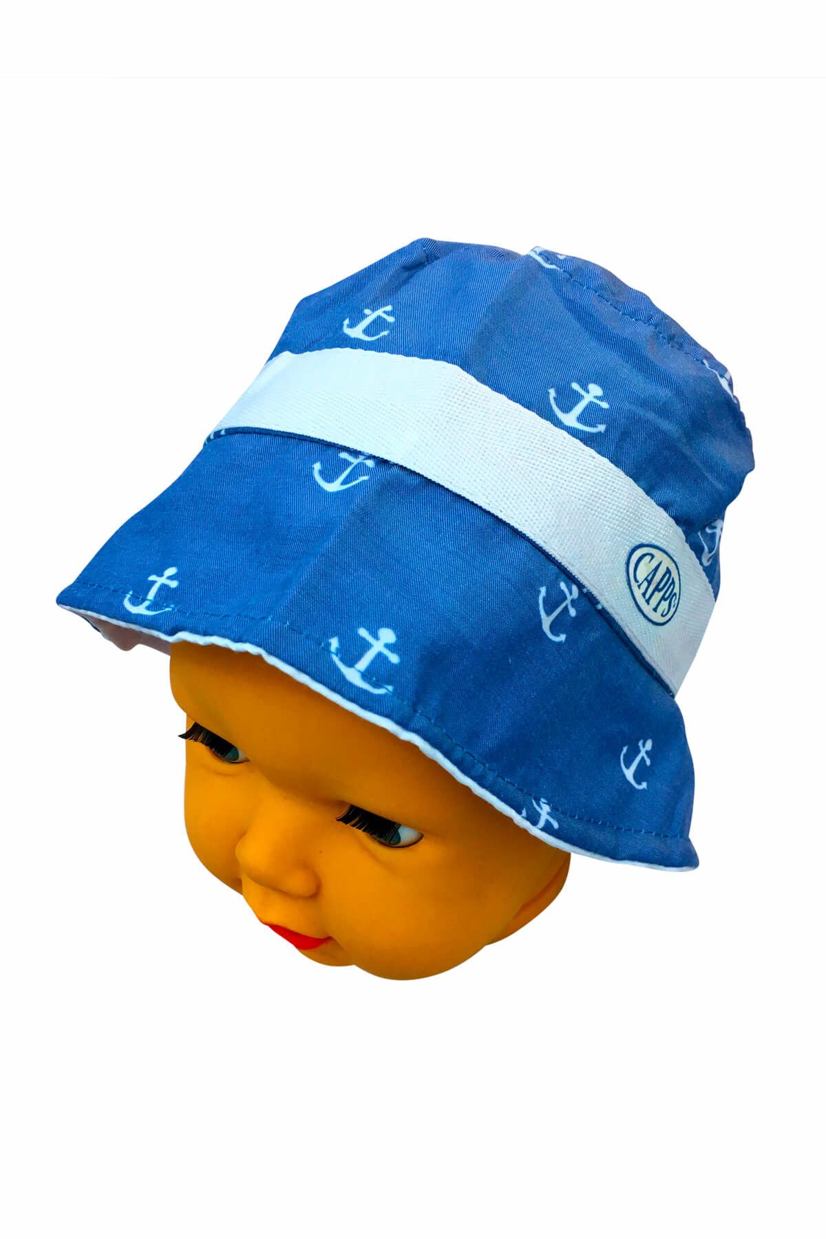 Minisse Mavi Erkek Bebek Şapka