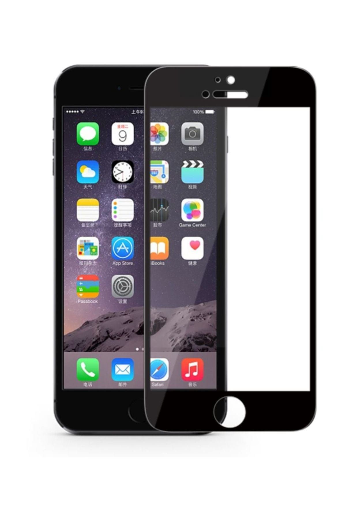 Syronix Apple iPhone 8 Plus Kavisli Tam Kaplayan 3D Cam Ekran Koruyucu