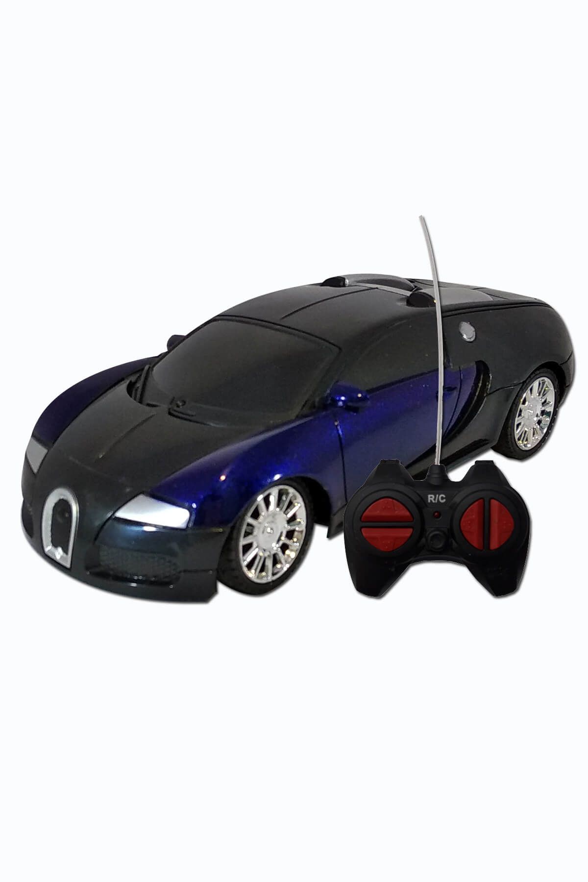 Erdem Uzaktan Kumandalı Araba Aj09-1 Bugatti Siyah Mavi /
