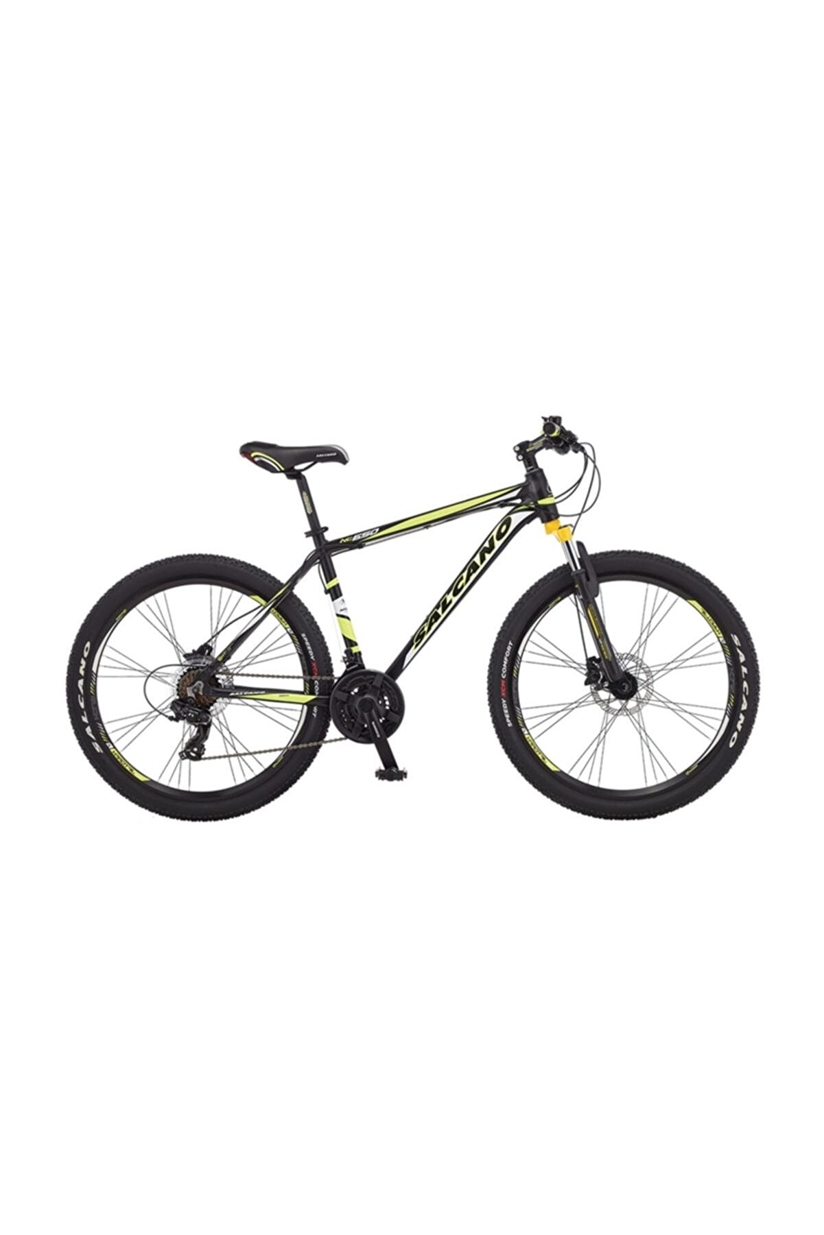 Salcano NG 650 HD 21 Vites 26 Jant Bisiklet C44 18 inç Mat Siyah Turuncu Beyaz