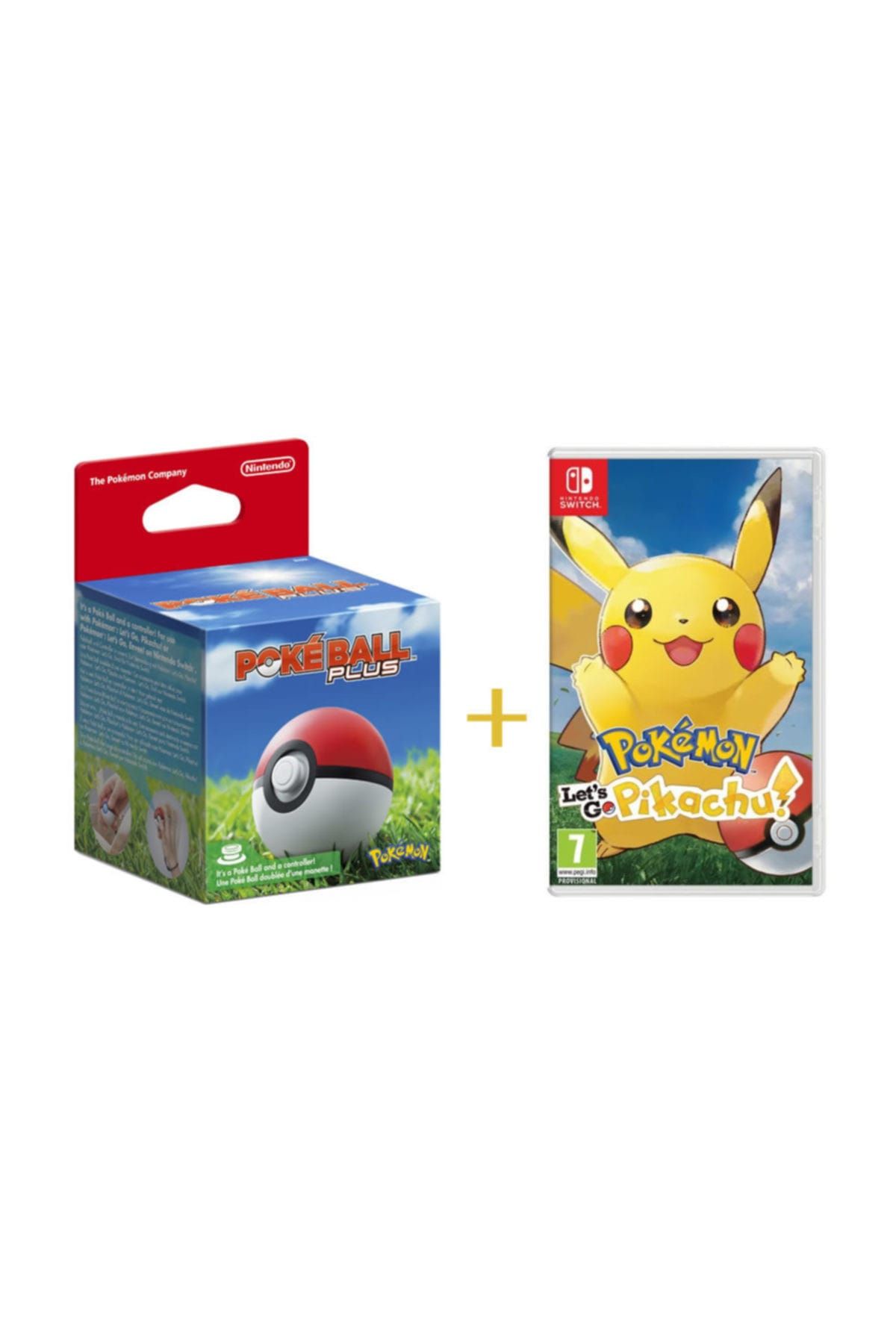 Nintendo Pokemon Lets Go Pikachu + Pokeball Plus Switch