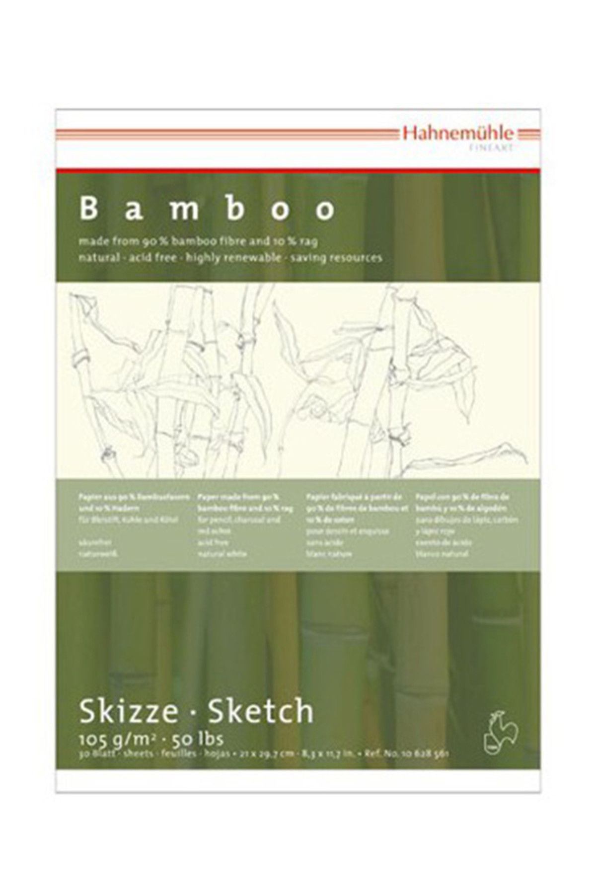 Hahnemühle Bamboo - A3 - 30x40cm - 25 Yaprak - 265Gr. 5587416