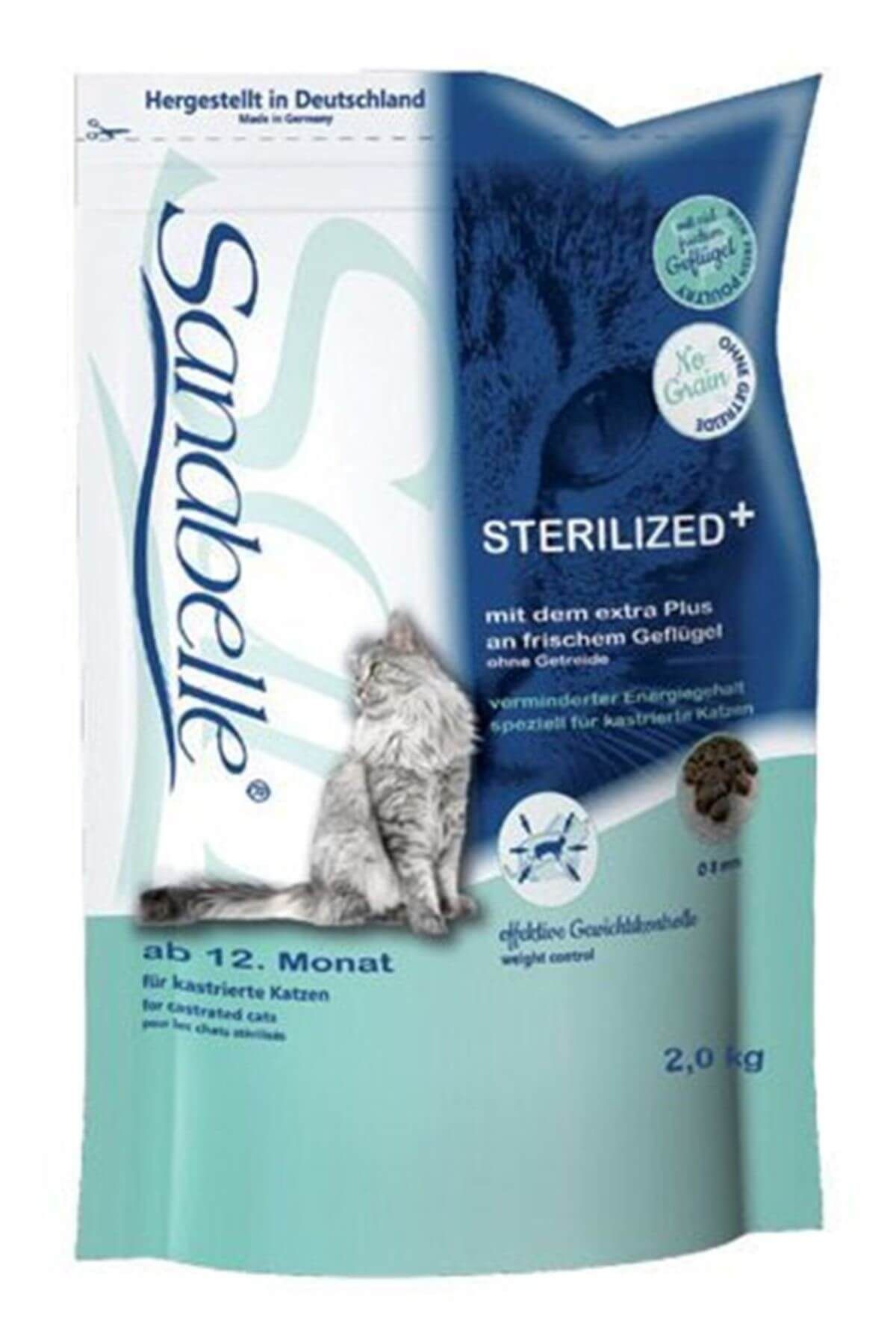 Sanabelle Sterilized Kısırlaştırılmış Tahılsız Kedi Maması 2 Kg